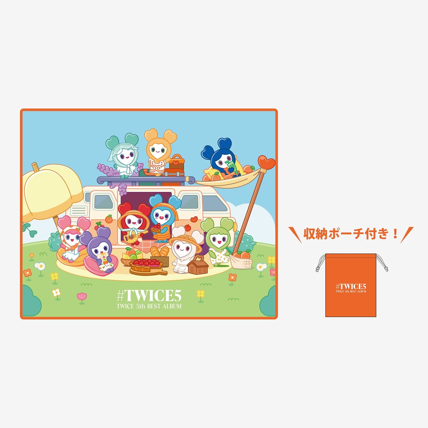 TWICE LOVELYS PICNIC SHEET / TWICE『#TWICE5』