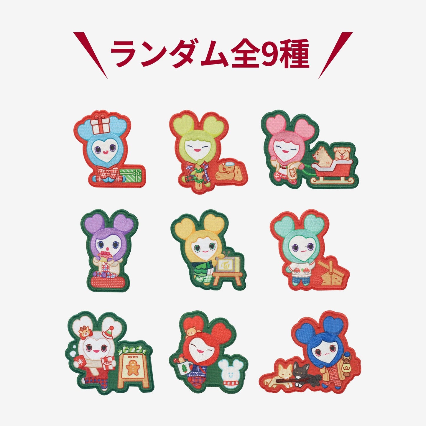 TWICE LOVELYS RANDOM WAPPEN STICKER / TWICE『JYP JAPAN POPUP STORE 2025』