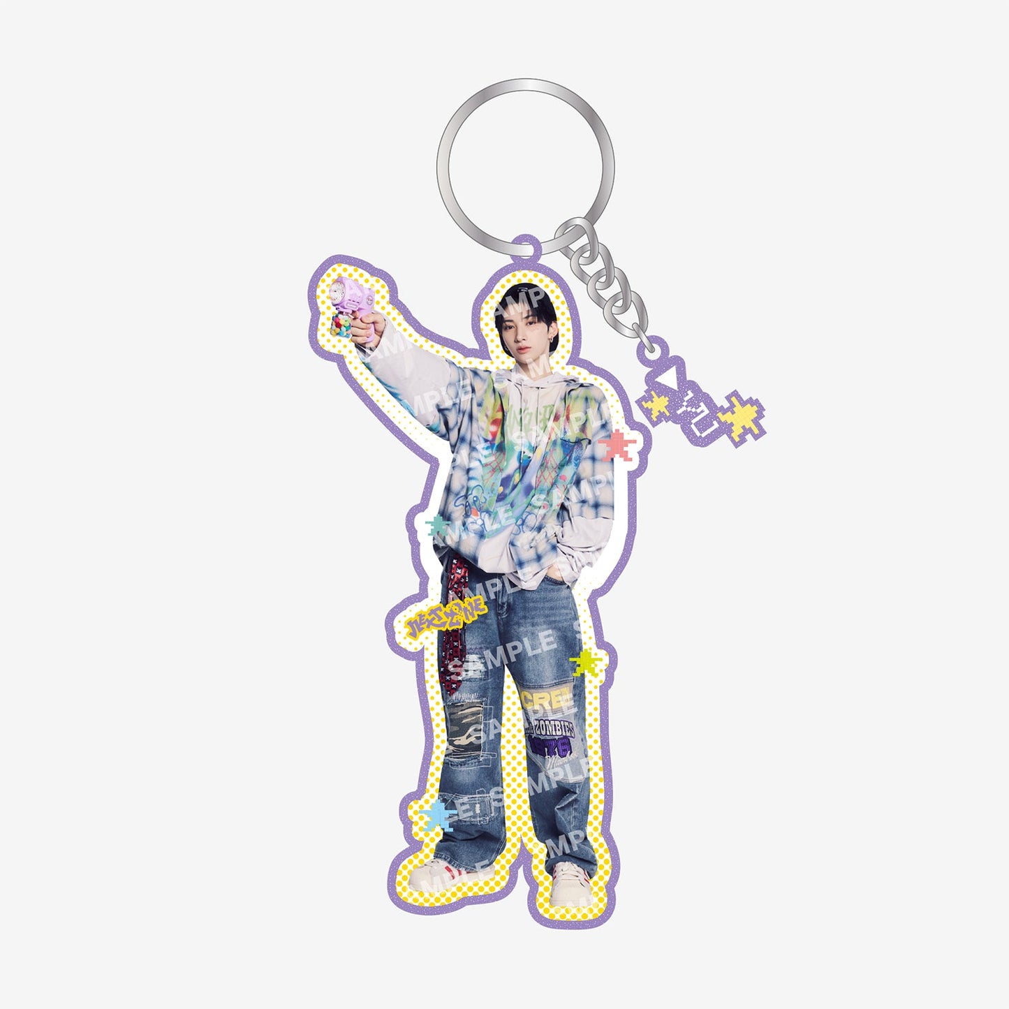 GLITTER ACRYLIC KEY HOLDER - YU / NEXZ『NEXZ SEASON’S GREETINGS 2026 “Next Zone”』