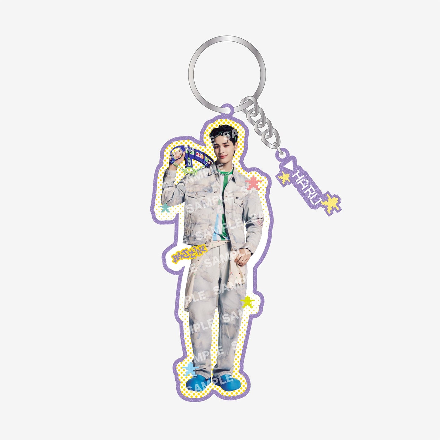 GLITTER ACRYLIC KEY HOLDER - HARU / NEXZ『NEXZ SEASON’S GREETINGS 2026 “Next Zone”』