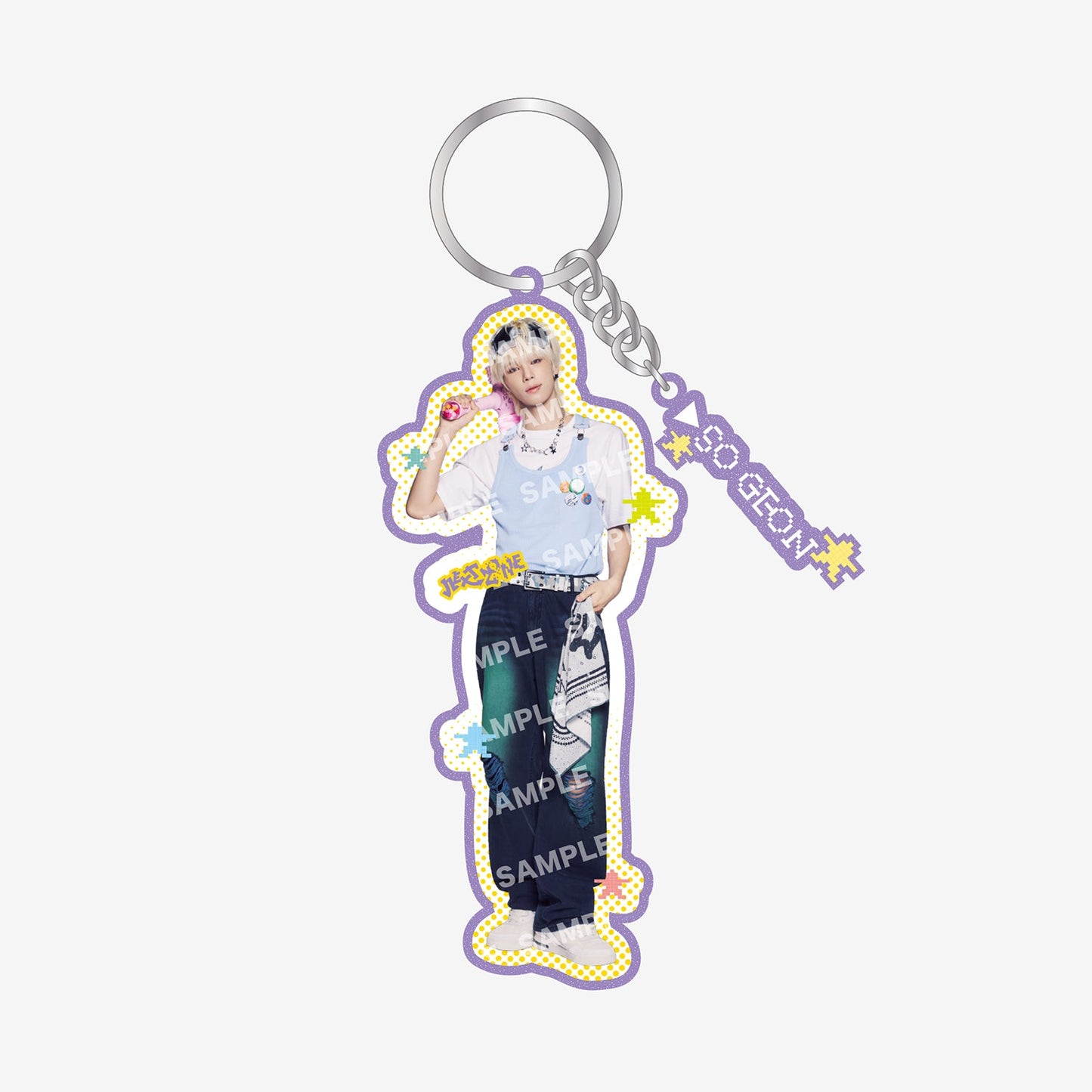 GLITTER ACRYLIC KEY HOLDER - SO GEON / NEXZ『NEXZ SEASON’S GREETINGS 2026 “Next Zone”』