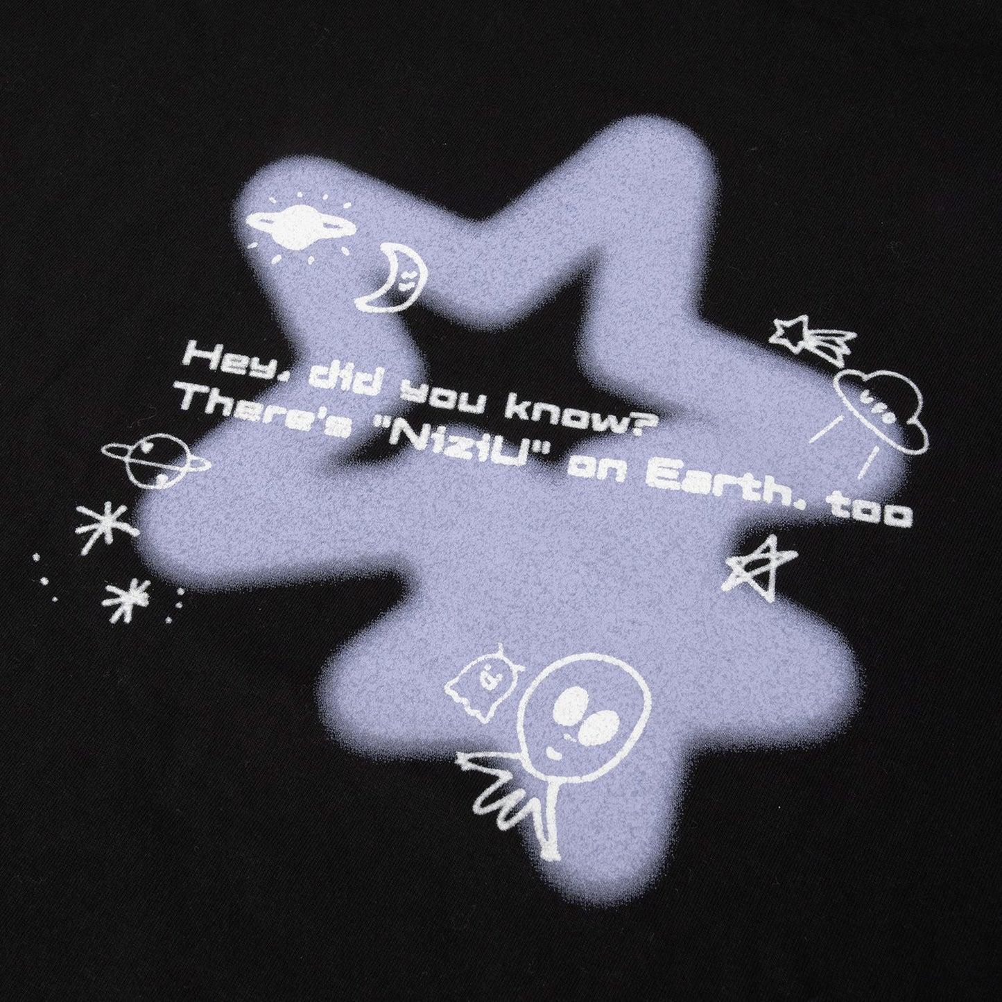 T-SHIRT / BLACK【XL】/『NiziU POPUP STORE ー NiziUniverse ー』