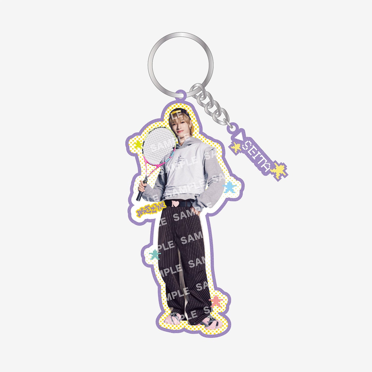 GLITTER ACRYLIC KEY HOLDER - SEITA / NEXZ『NEXZ SEASON’S GREETINGS 2026 “Next Zone”』