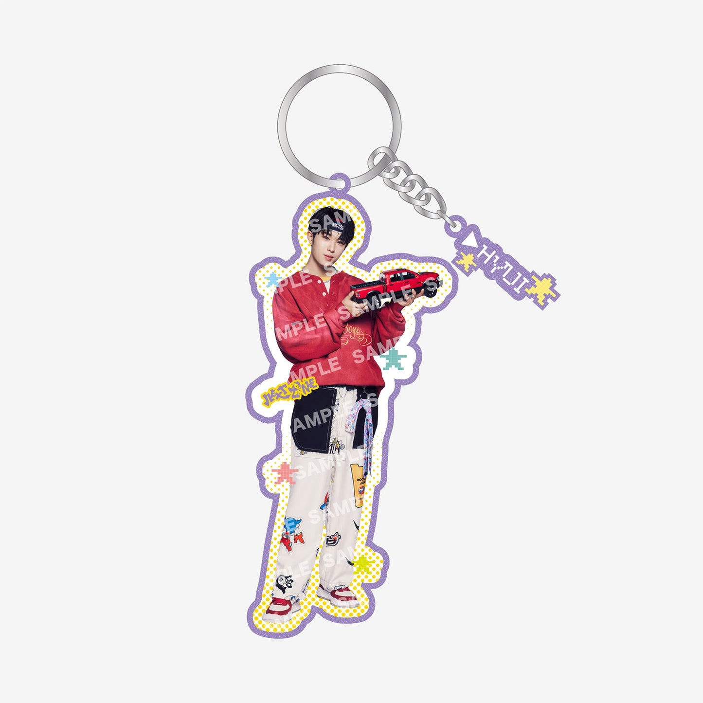 GLITTER ACRYLIC KEY HOLDER - HYUI / NEXZ『NEXZ SEASON’S GREETINGS 2026 “Next Zone”』