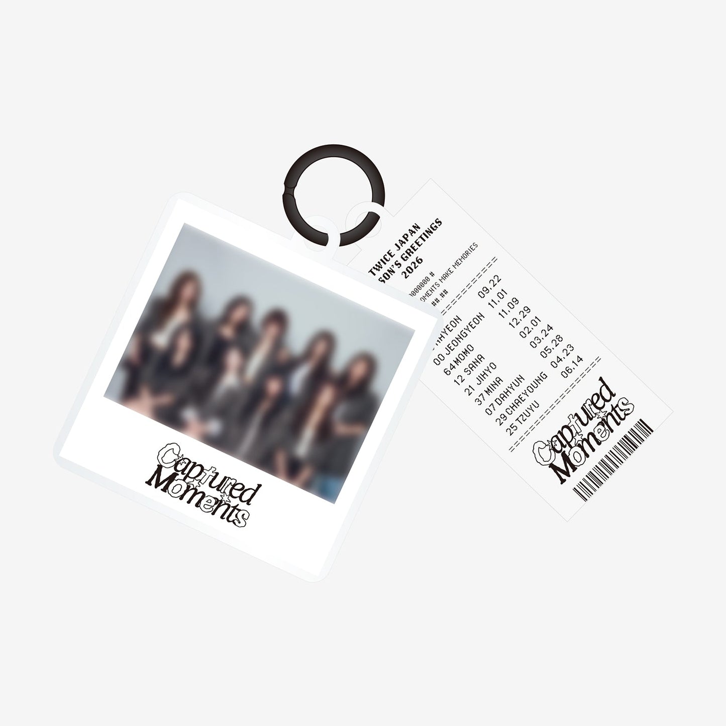 ACRYLIC KEY HOLDER /『TWICE 2026 JAPAN SEASON’S GREETINGS “CAPTURED MOMENTS”』