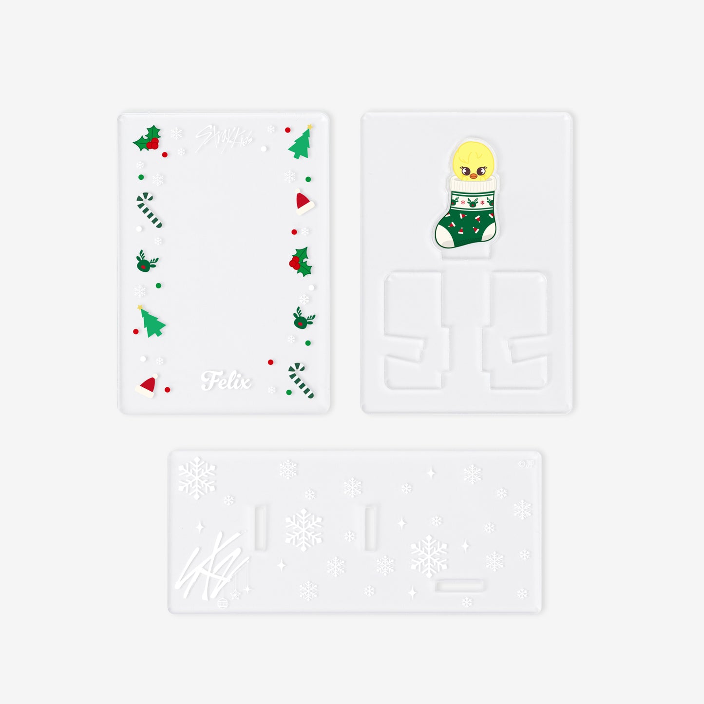 ACRYLIC PHOTO CARD FRAME - BbokAri / Stray Kids『Xmas POPUP STORE 2023』