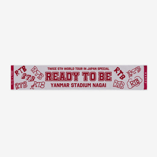 MUFFLER TOWEL Designed by TWICE【YANMAR STADIUM NAGAI】/ TWICE『READY TO BE SPECIAL』