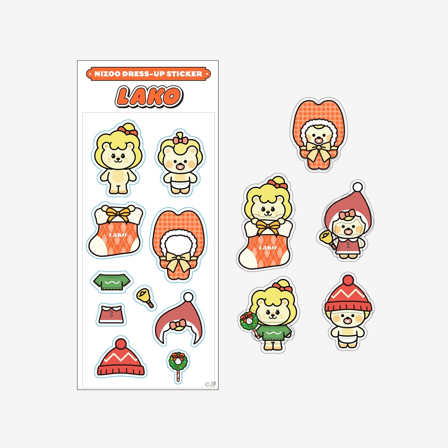 NIZOO DRESS UP STICKER - LAKO /『NiziU Live with U 2024-2025 “AWAKE” OFFICIAL GOODS』