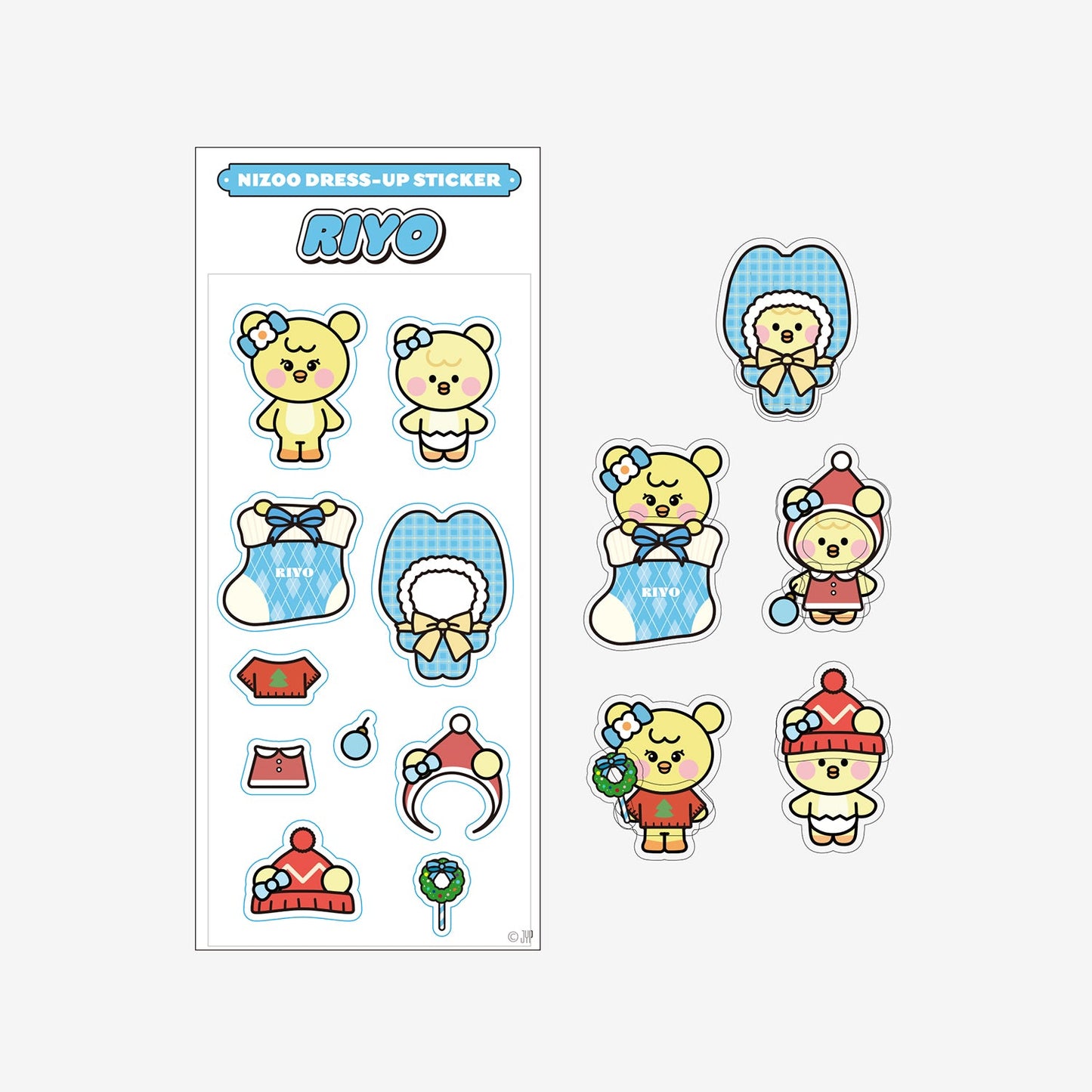 NIZOO DRESS UP STICKER - RIYO /『NiziU Live with U 2024-2025 “AWAKE” OFFICIAL GOODS』