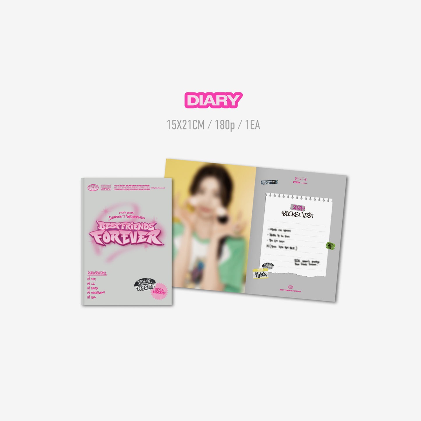 ITZY 2024 SEASON'S GREETINGS BEST FRIENDS FOREVER