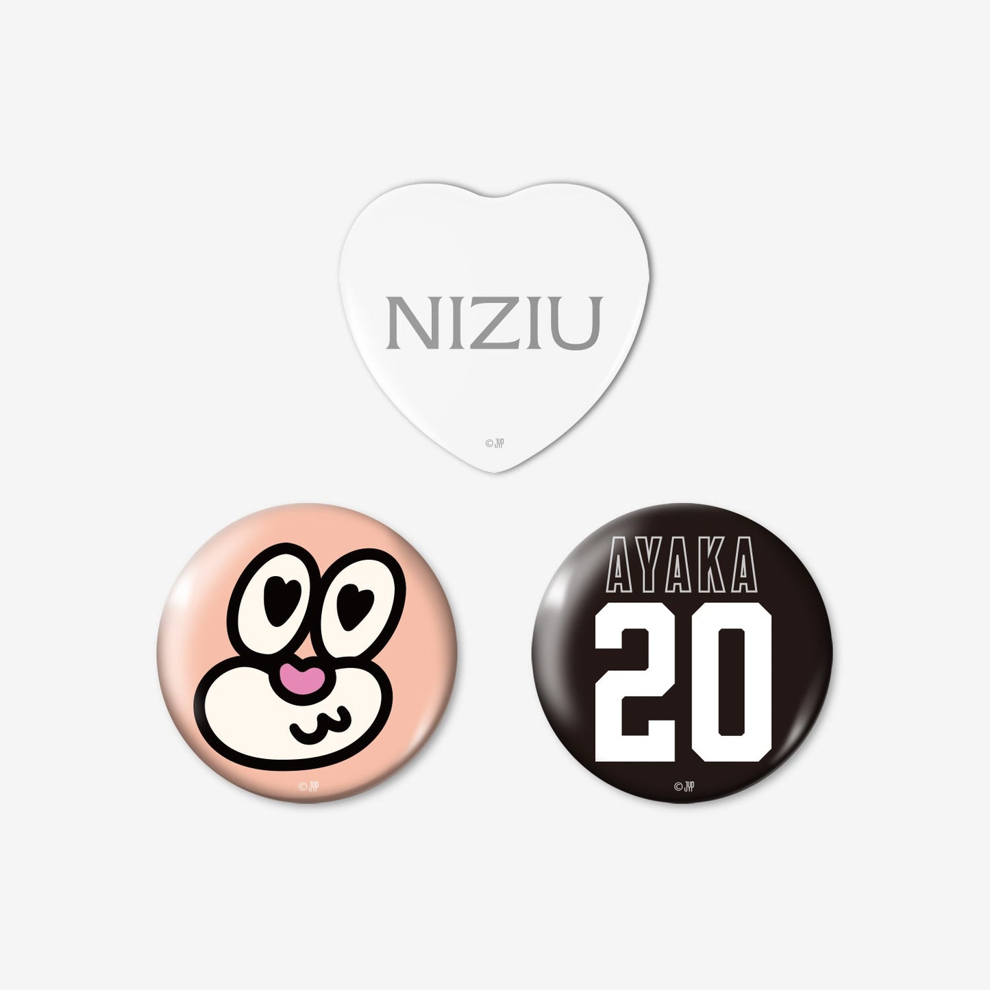 BADGE SET(3PIECES)- AYAKA / NiziU『Live with U 2026 “NEW EvoNUtion”』