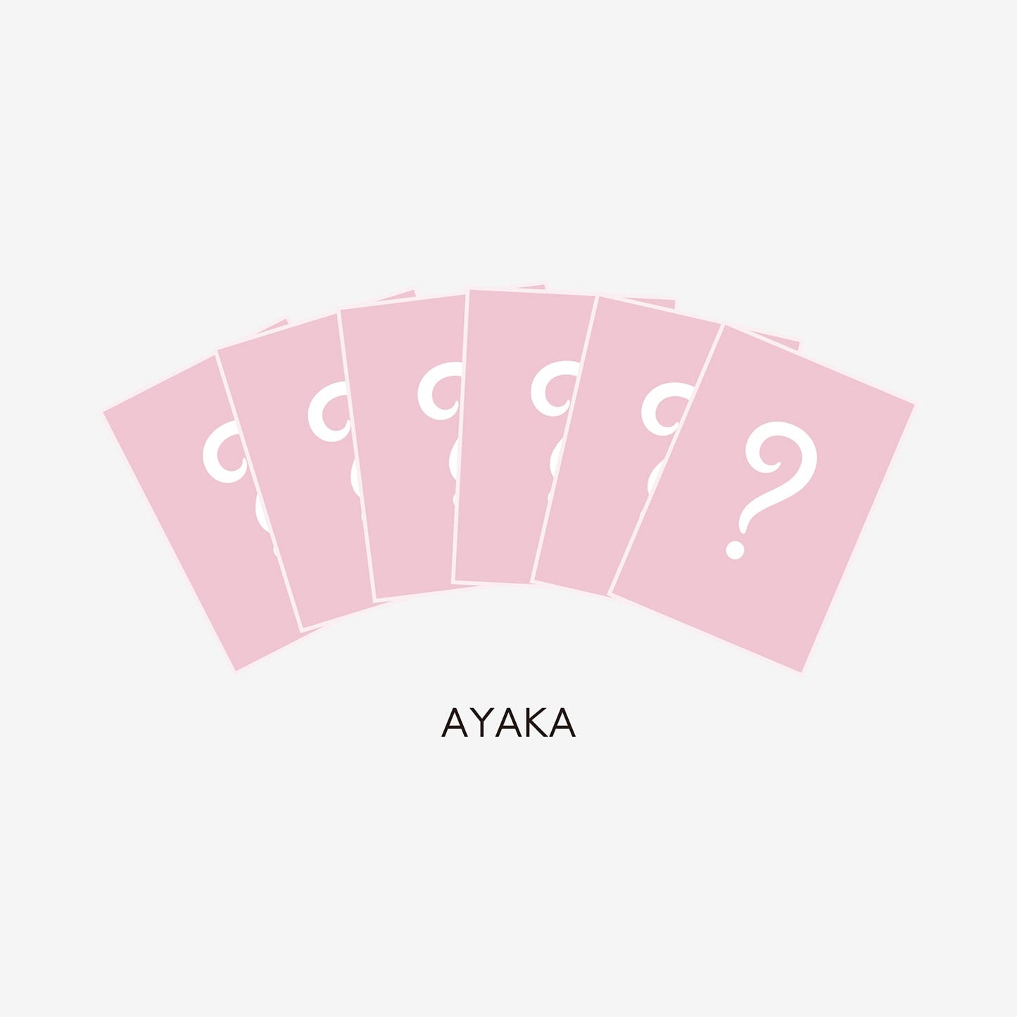 LIVE PHOTO TRADING CARD(6PIECES)- AYAKA / NiziU『Live with U 2025 "NEW EMOTION : Face To Face"』