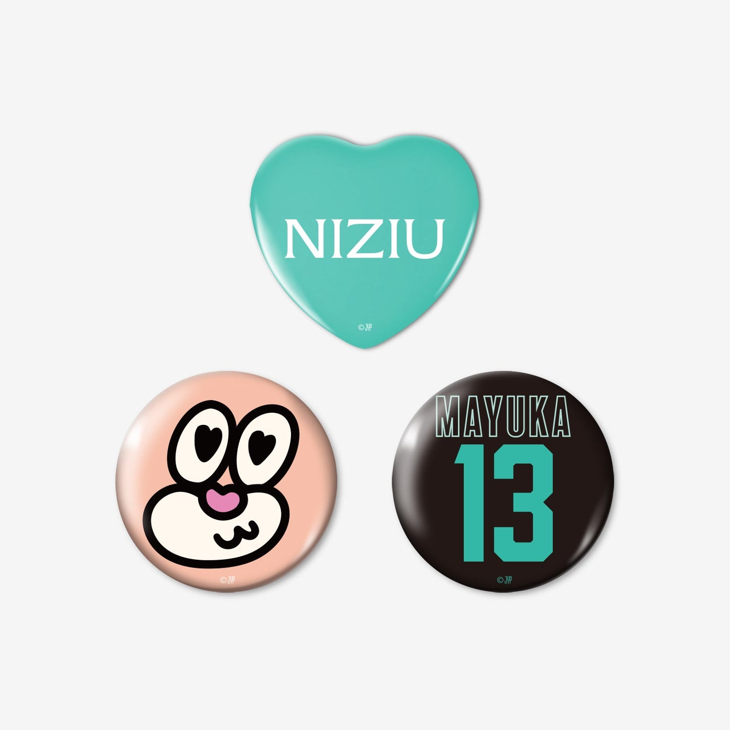 BADGE SET(3PIECES)- MAYUKA / NiziU『Live with U 2026 “NEW EvoNUtion”』
