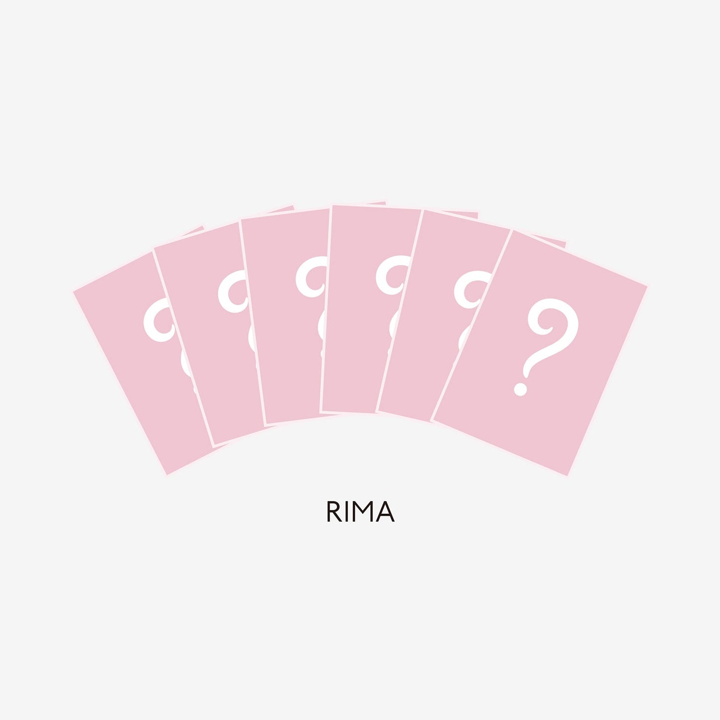 LIVE PHOTO TRADING CARD(6PIECES)- RIMA / NiziU『Live with U 2025 "NEW EMOTION : Face To Face"』