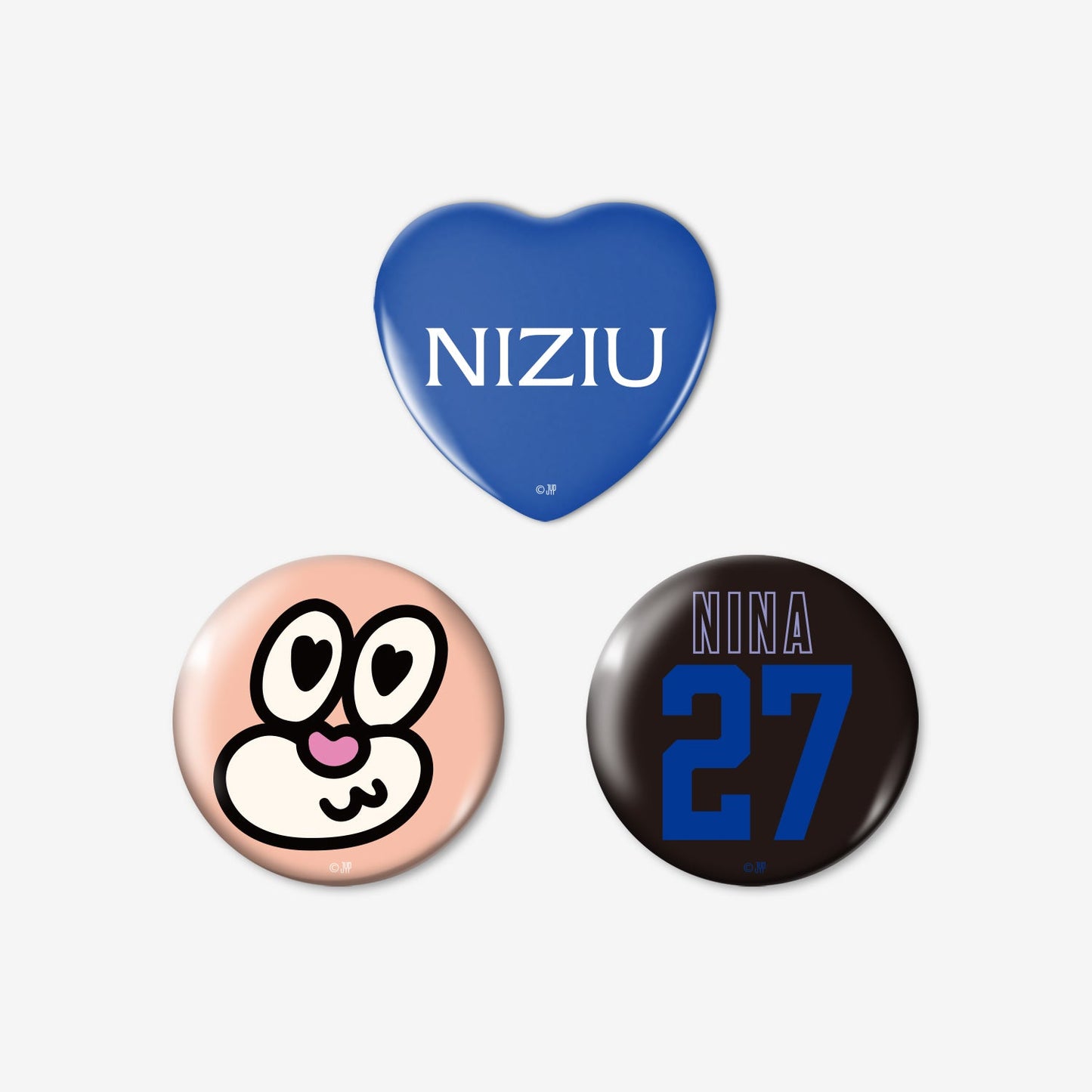 BADGE SET(3PIECES)- NINA / NiziU『Live with U 2026 “NEW EvoNUtion”』