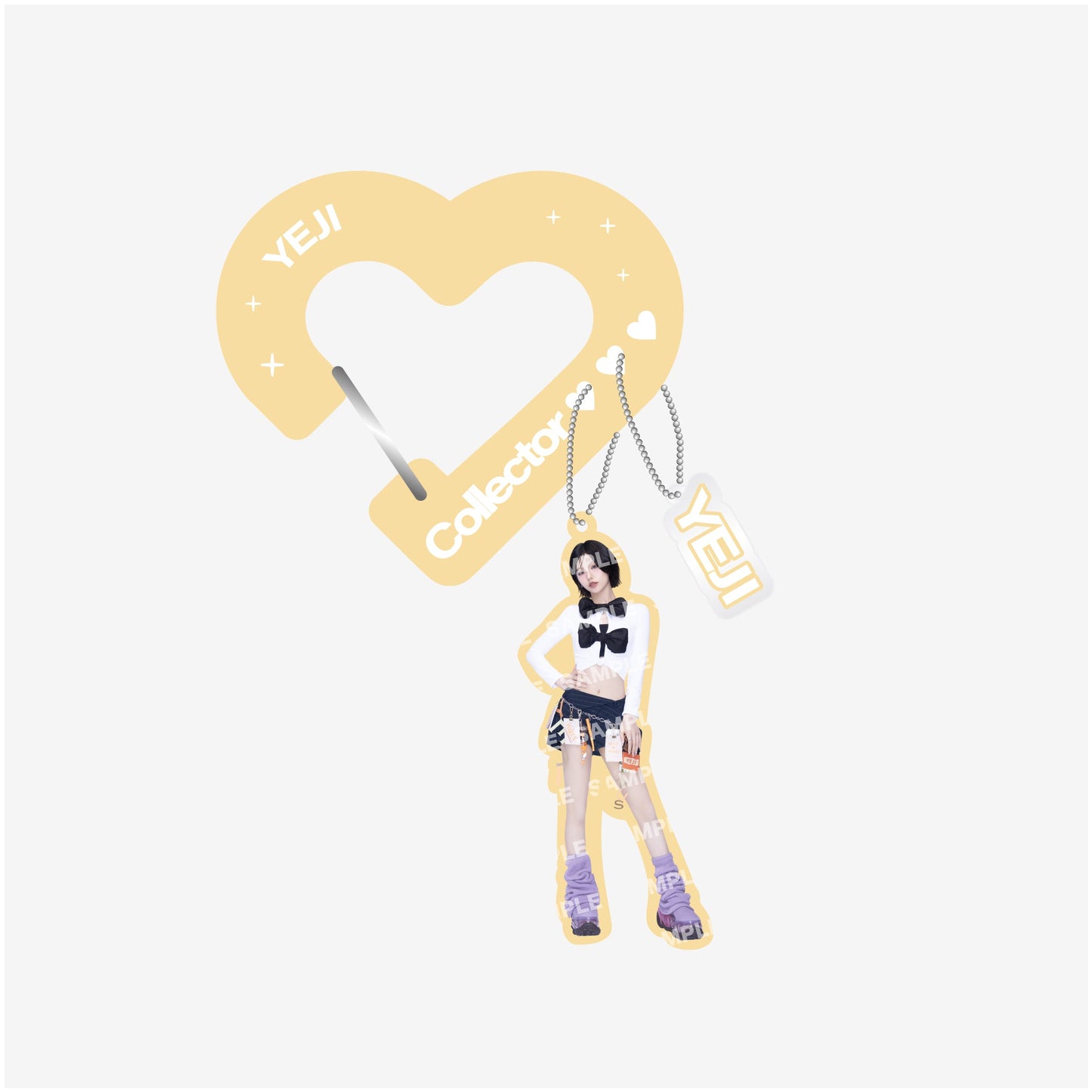 CARABINER ACRYLIC KEY HOLDER - YEJI / ITZY『Collector』