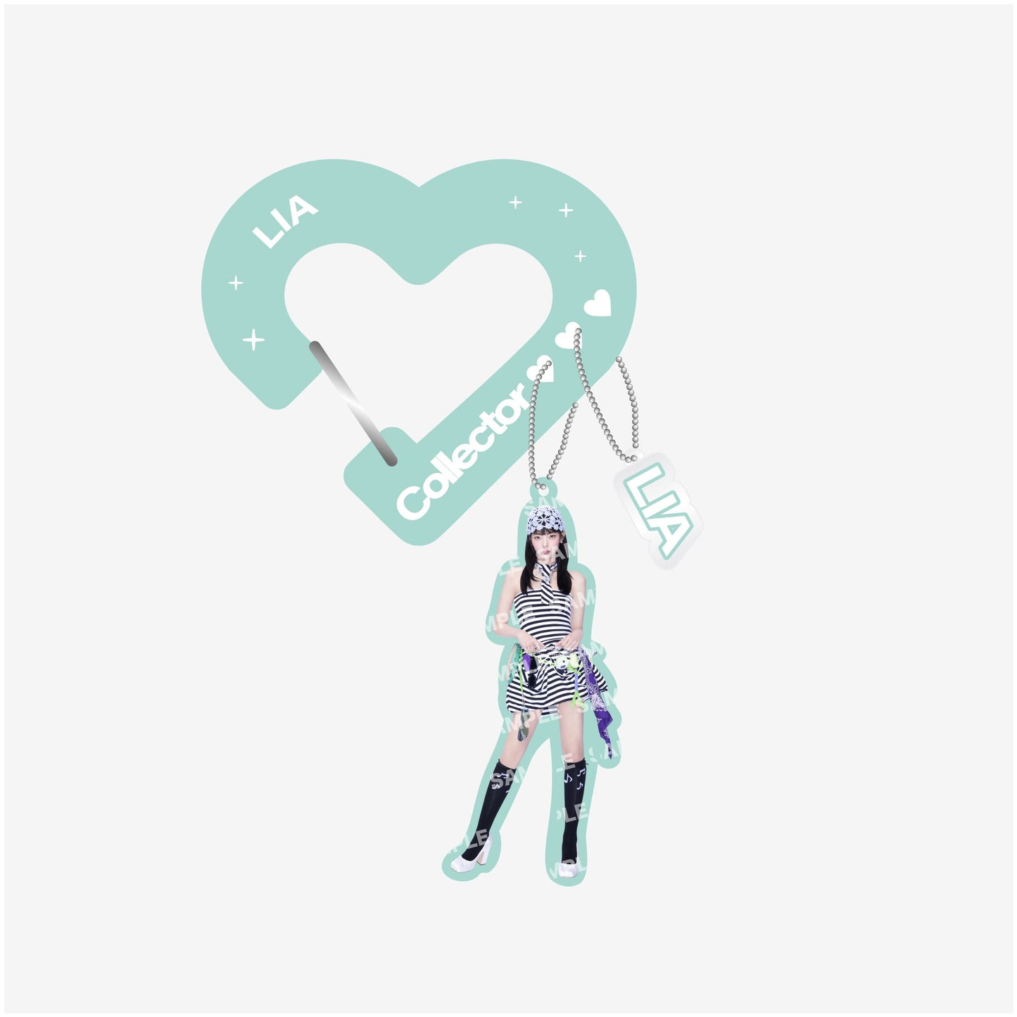 CARABINER ACRYLIC KEY HOLDER - LIA / ITZY『Collector』