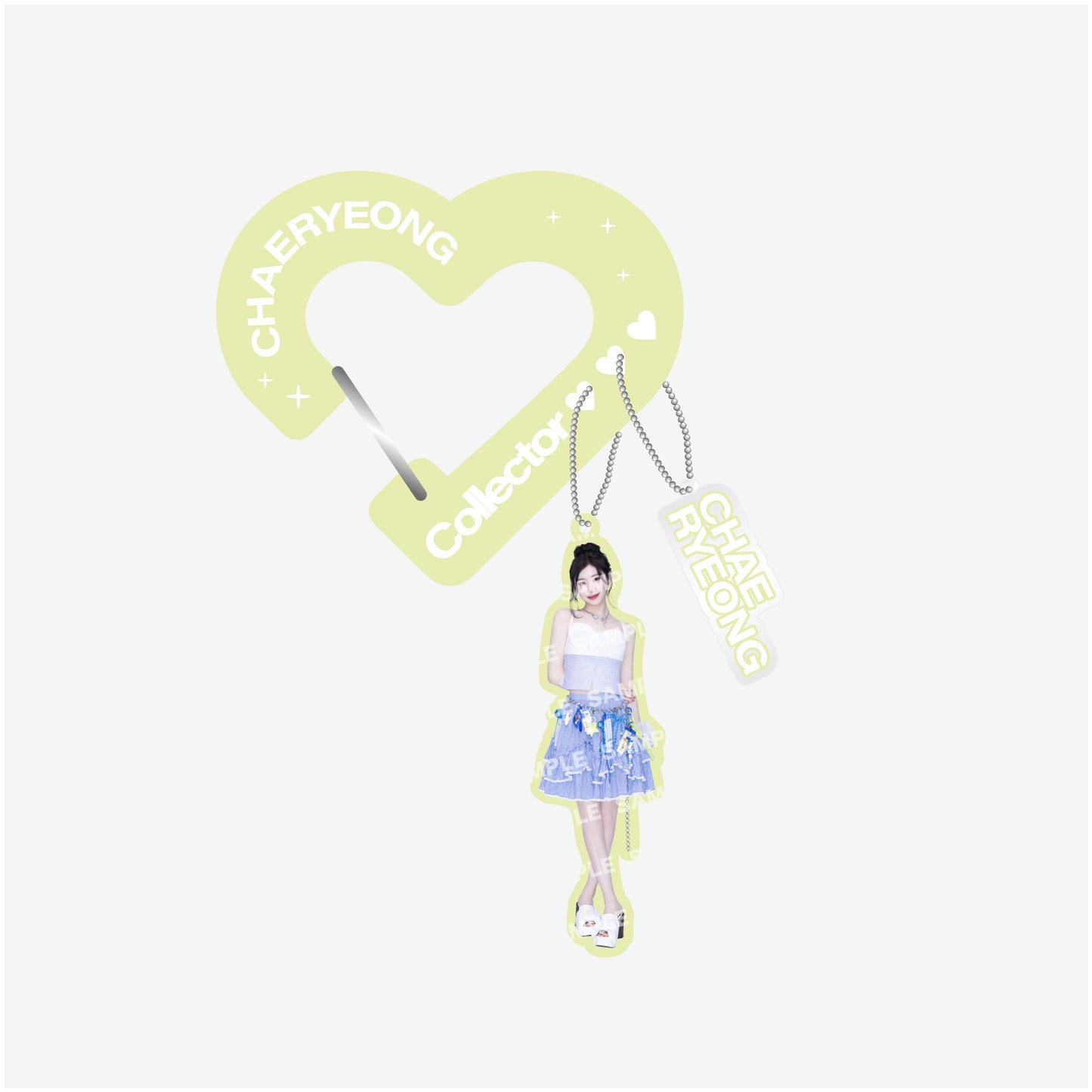 CARABINER ACRYLIC KEY HOLDER - CHAERYEONG / ITZY『Collector』