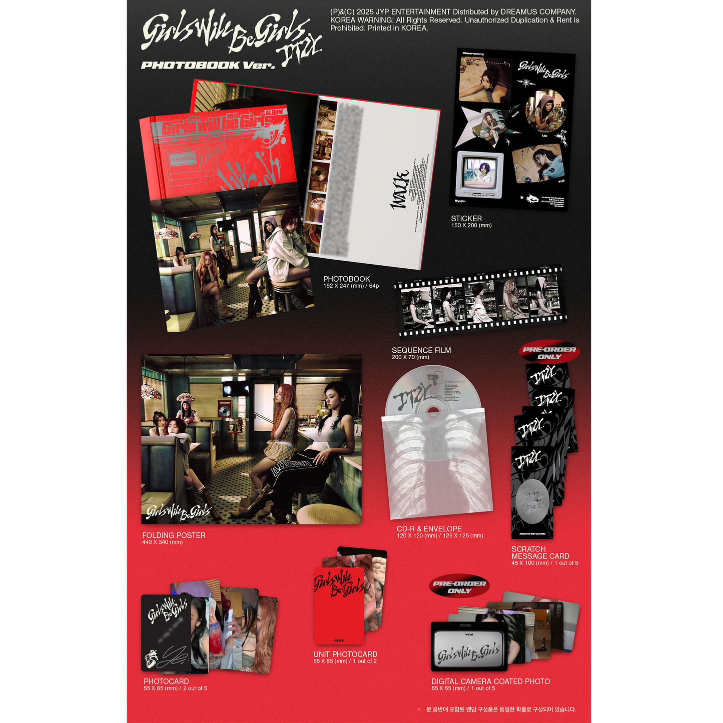 ITZY 10th Mini Album『Girls Will Be Girls』PHOTOBOOK Ver.【輸入盤】