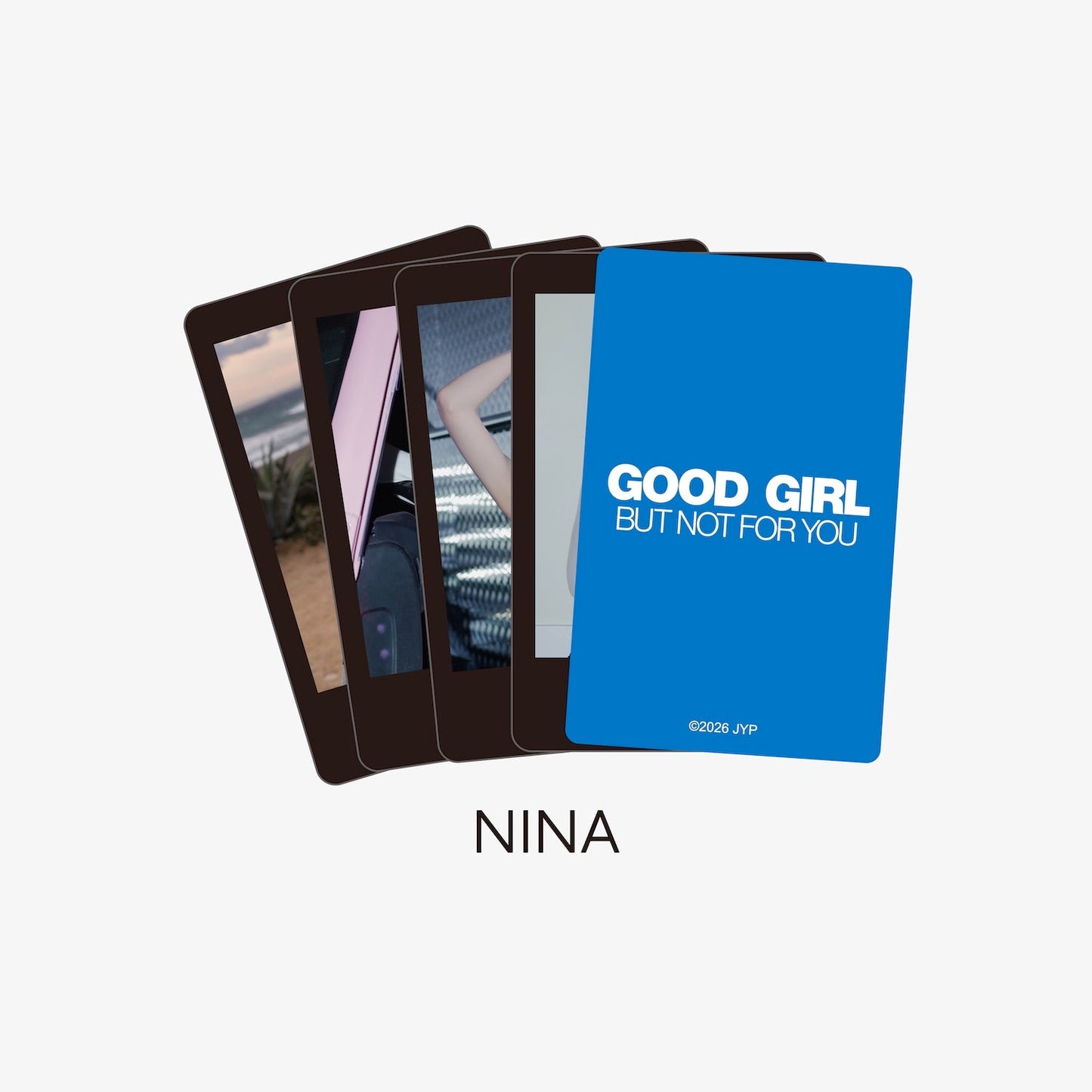 PHOTO CARD SET(4PIECES)- NINA / NiziU『GOOD GIRL BUT NOT FOR YOU』
