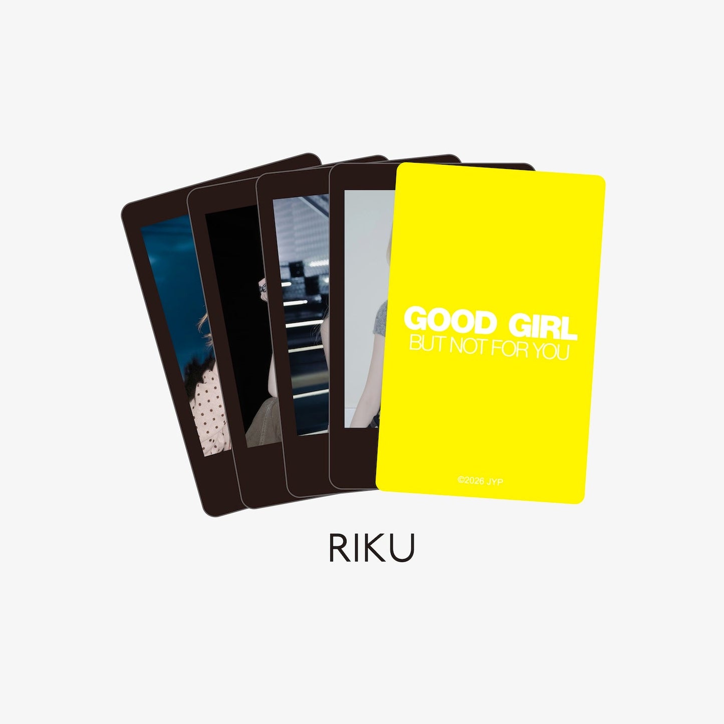 PHOTO CARD SET(4PIECES)- RIKU / NiziU『GOOD GIRL BUT NOT FOR YOU』