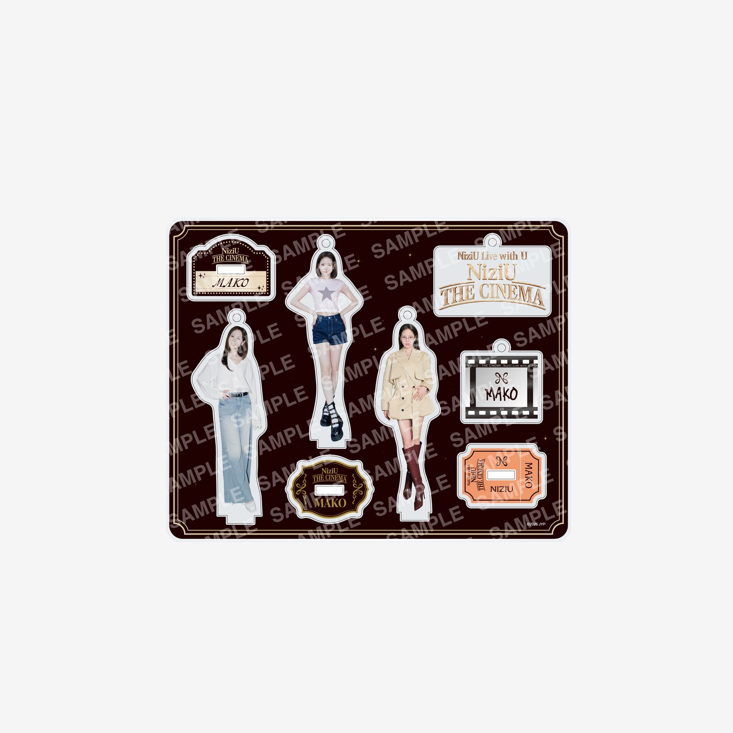 ACRYLIC STAND KEY HOLDER - MAKO / NiziU『Live with U 2026 “NiziU : THE CINEMA” 』
