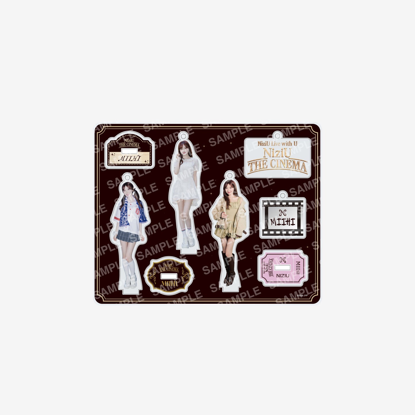ACRYLIC STAND KEY HOLDER - MIIHI / NiziU『Live with U 2026 “NiziU : THE CINEMA” 』