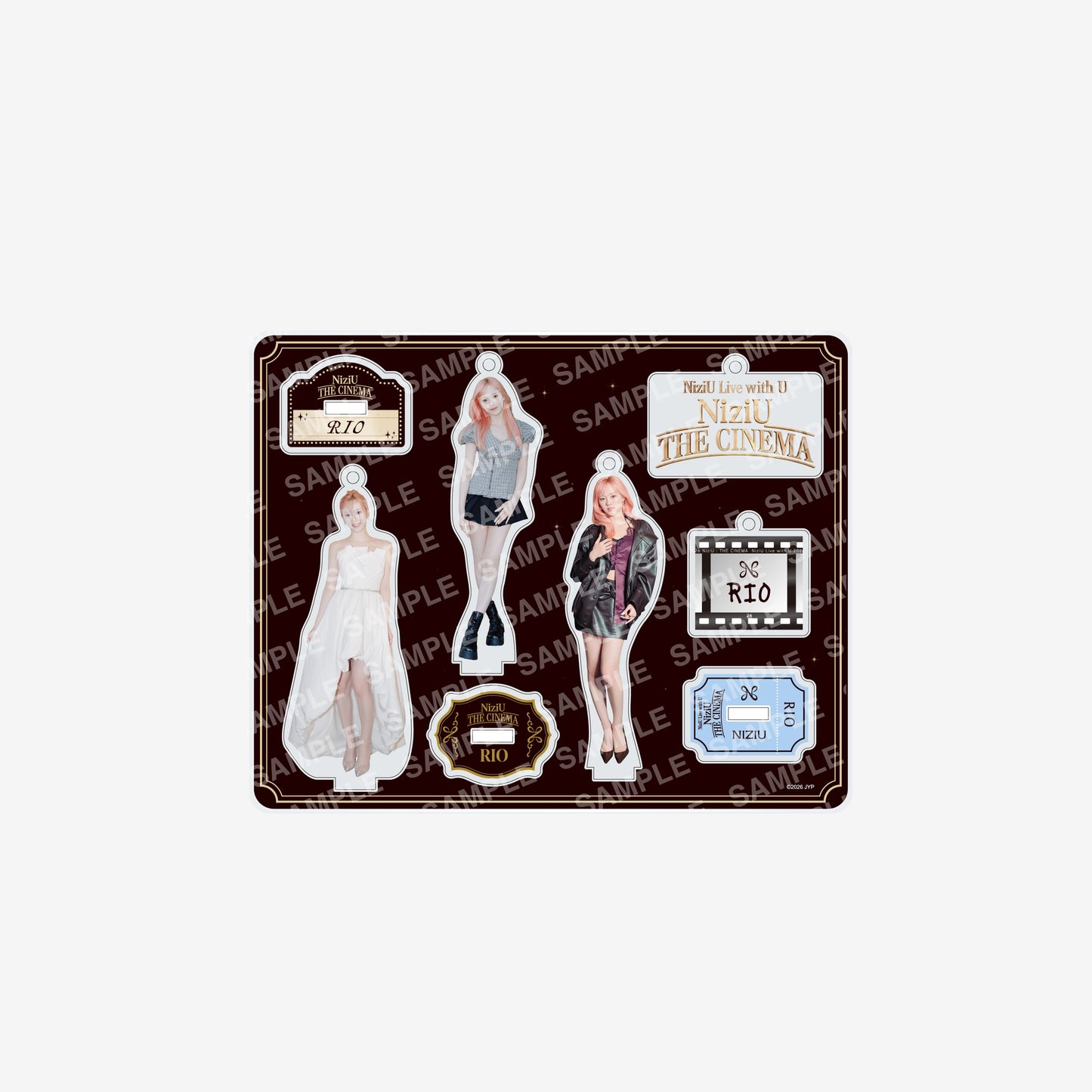 ACRYLIC STAND KEY HOLDER - RIO / NiziU『Live with U 2026 “NiziU : THE CINEMA” 』