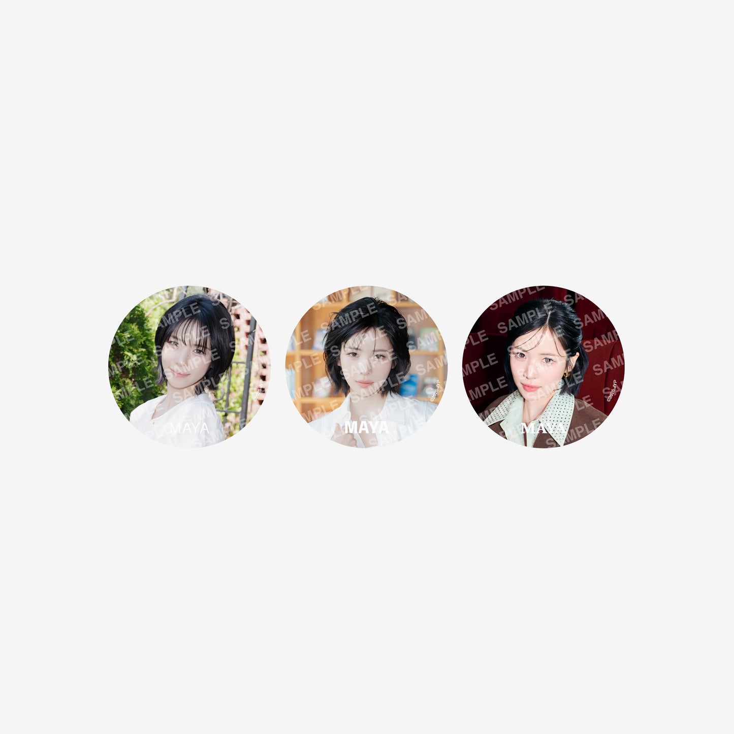 BADGE SET(3PIECES)- MAYA / NiziU『Live with U 2026 “NiziU : THE CINEMA” 』