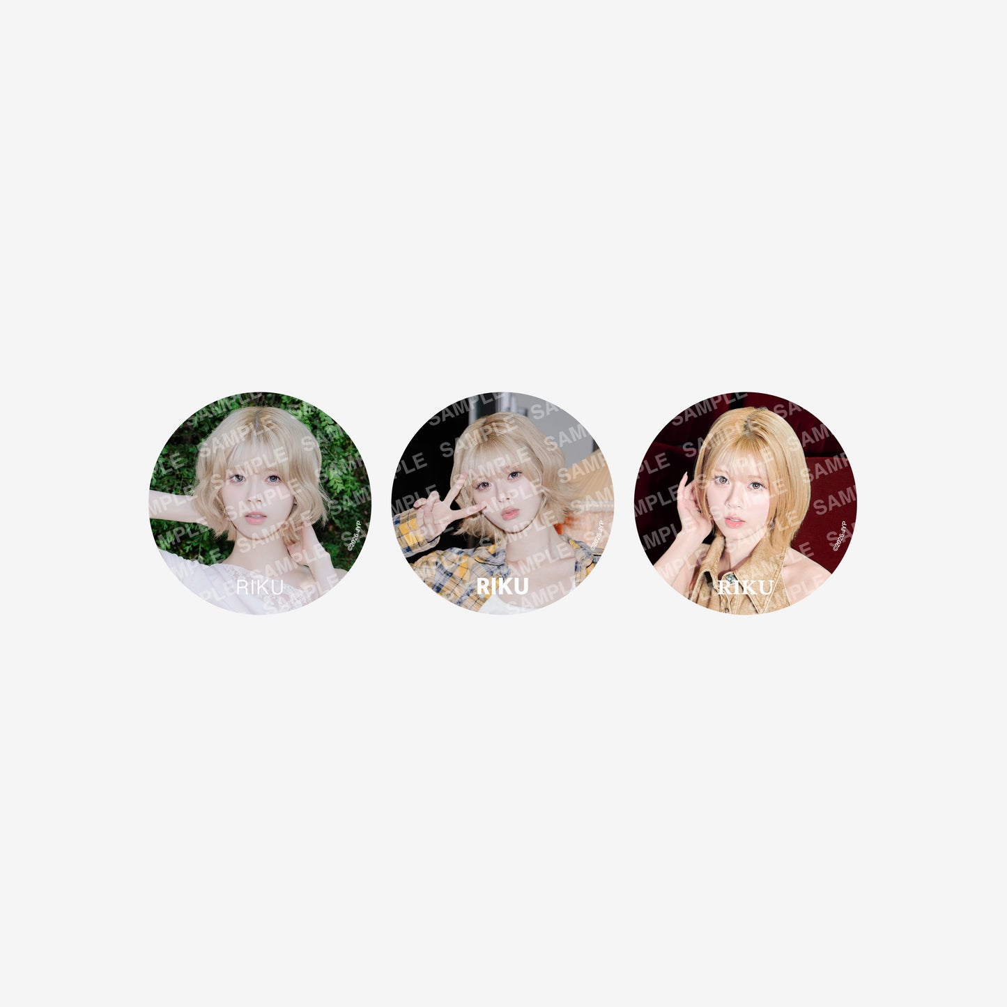 BADGE SET(3PIECES)- RIKU / NiziU『Live with U 2026 “NiziU : THE CINEMA” 』