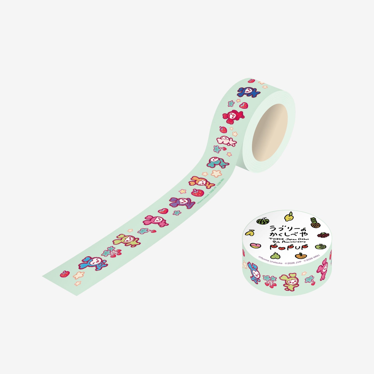 TWICE LOVELYS MASKING TAPE / TWICE『JAPAN DEBUT 9th Anniversary』