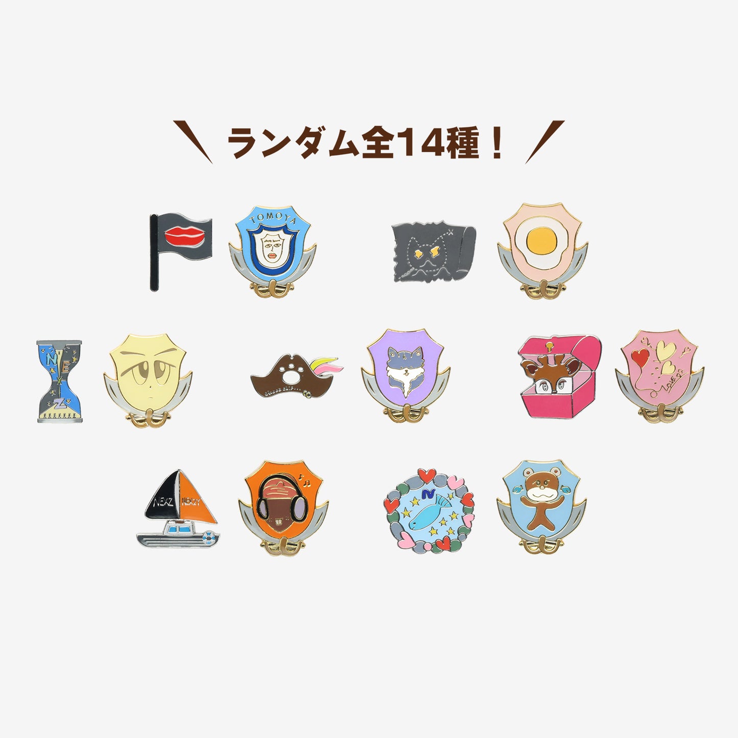 RANDOM PIN BADGE / NEXZ『NEXZ LIVE TOUR 2025 ONE BITE』