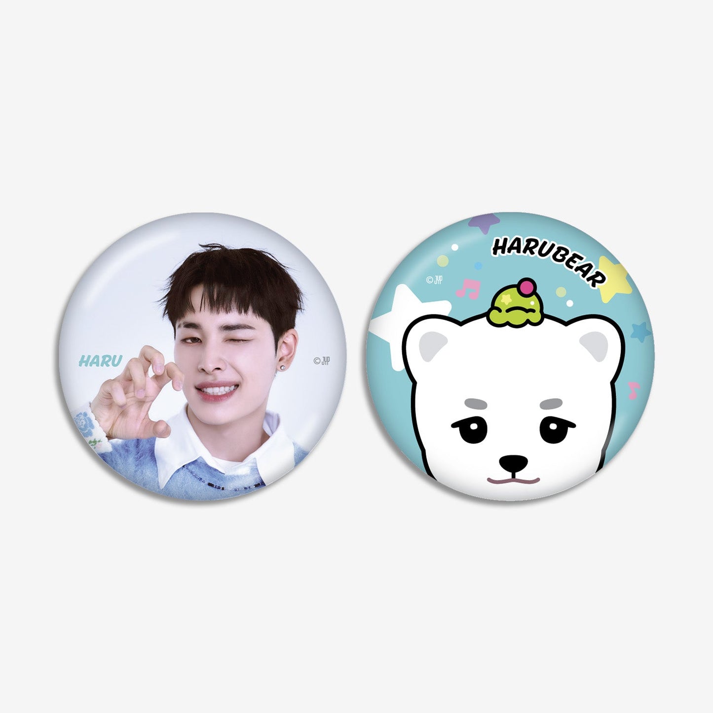 PHOTO BADGE SET - HARU / NEXZ『Japan debut 1st Anniversary POPUP STORE “1st SCOOP”』