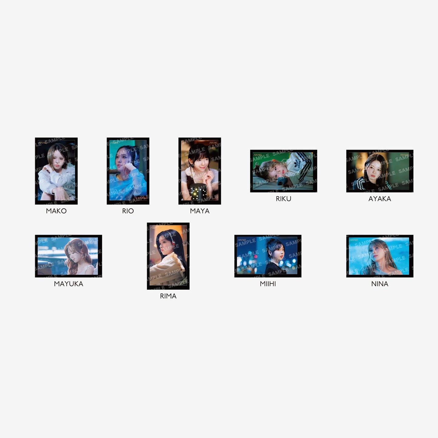 FILM STICKER(9PIECES)/ NiziU『AWAKE』