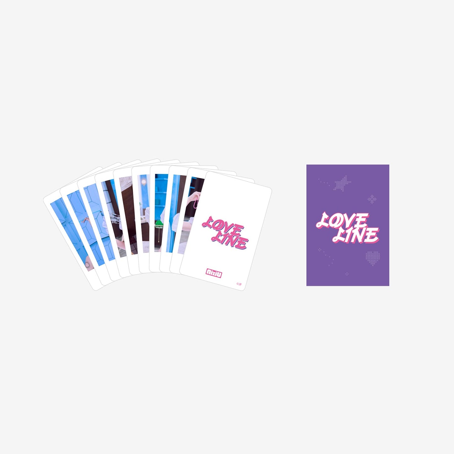 ︎PHOTO CARD SET(9PIECES)/ NiziU『LOVE LINE -Japanese ver.-/Shining day』