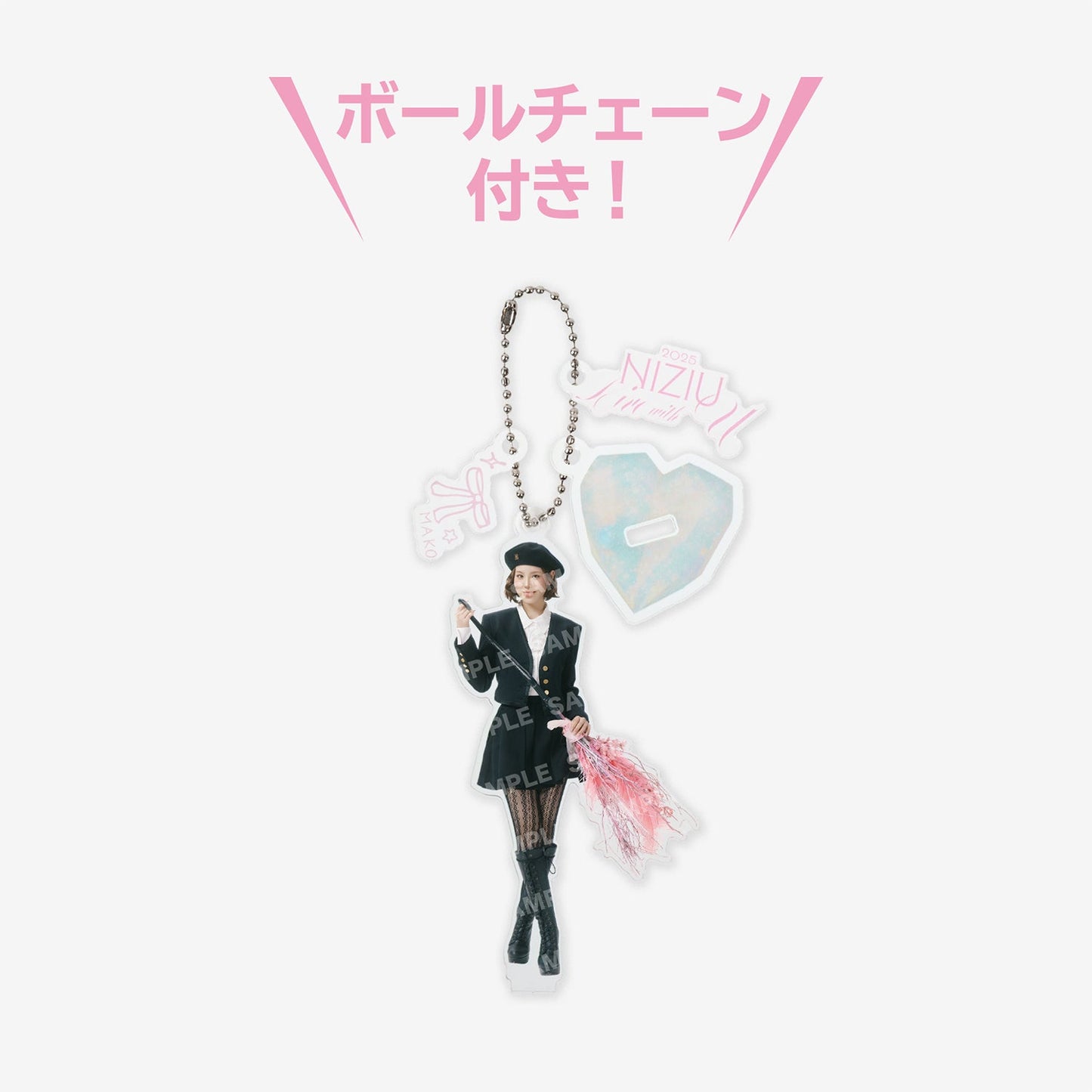 ACRYLIC STAND KEY HOLDER - MAKO / NiziU『Live with U 2025 “NEW EMOTION : Face To Face”』
