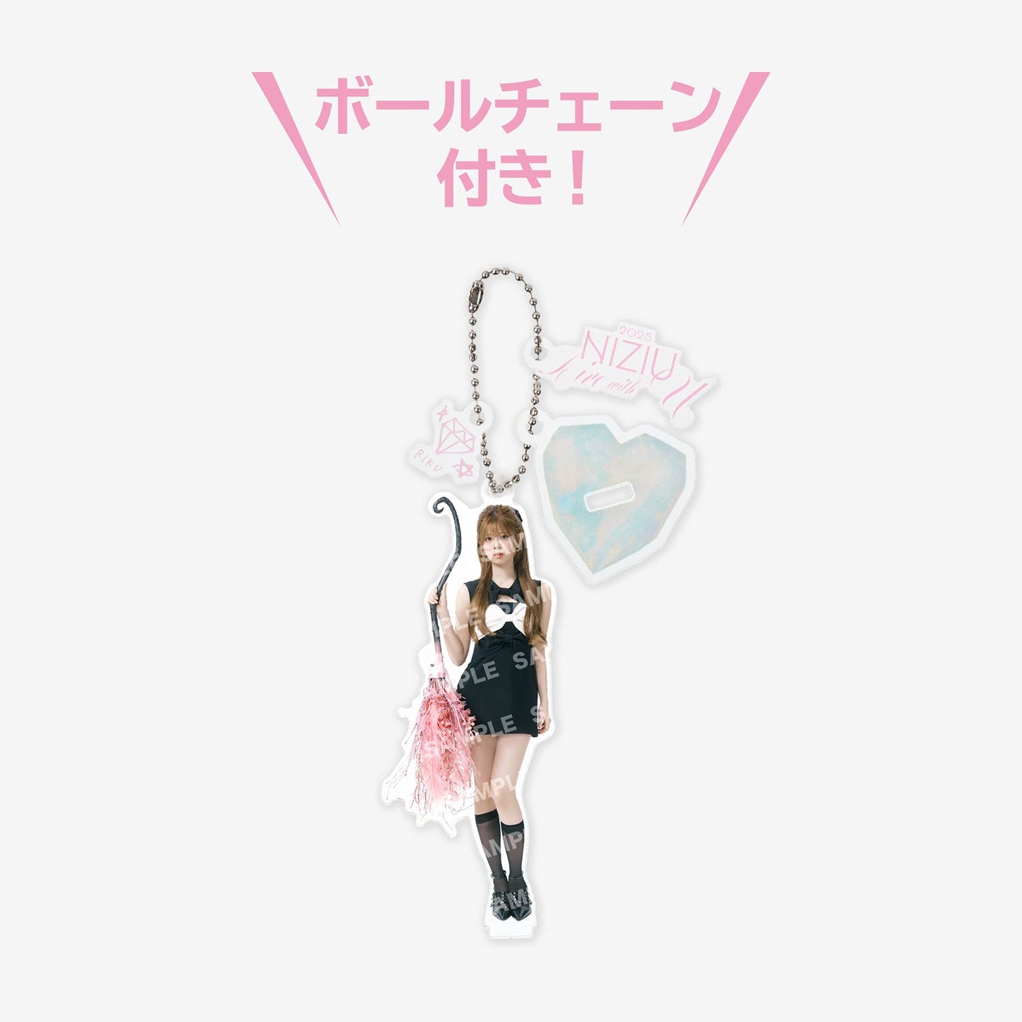 ACRYLIC STAND KEY HOLDER - RIKU / NiziU『Live with U 2025 “NEW EMOTION : Face To Face”』