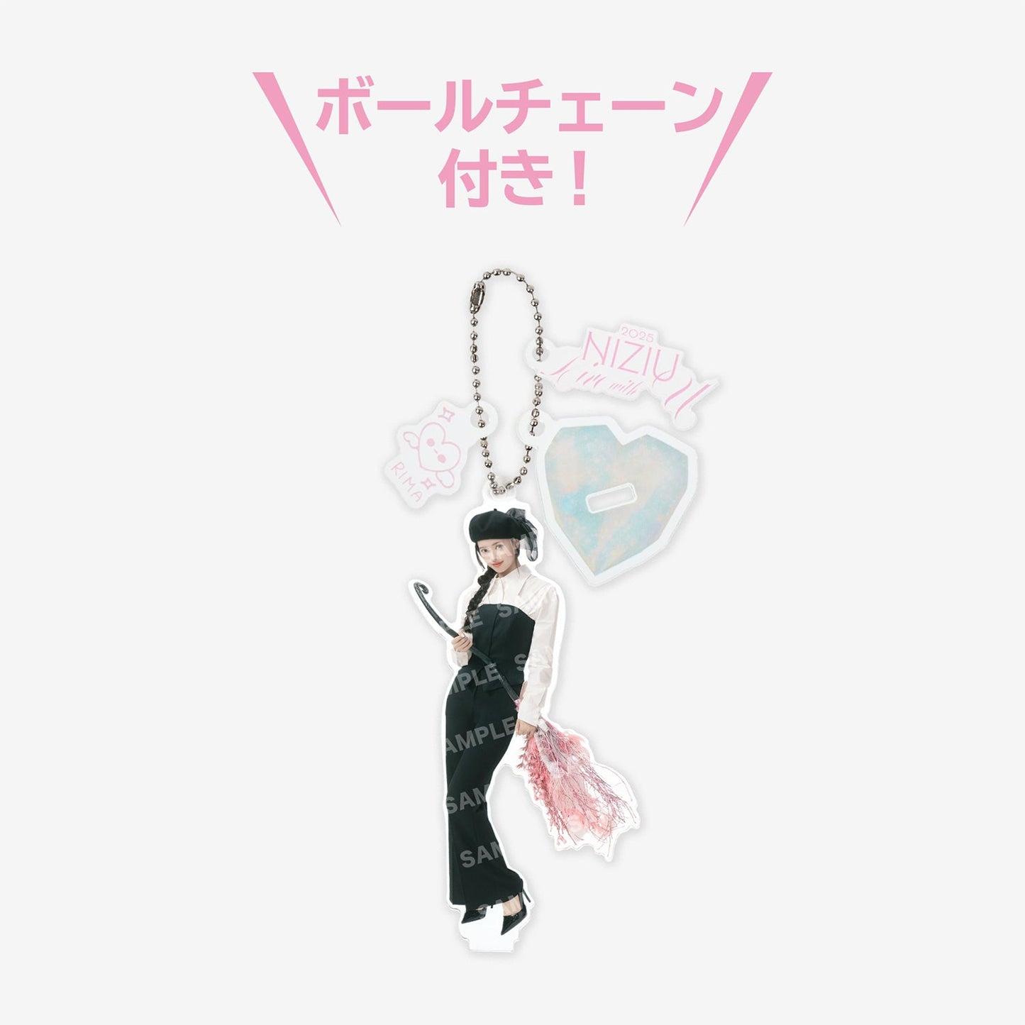 ACRYLIC STAND KEY HOLDER - RIMA / NiziU『Live with U 2025 “NEW EMOTION : Face To Face”』