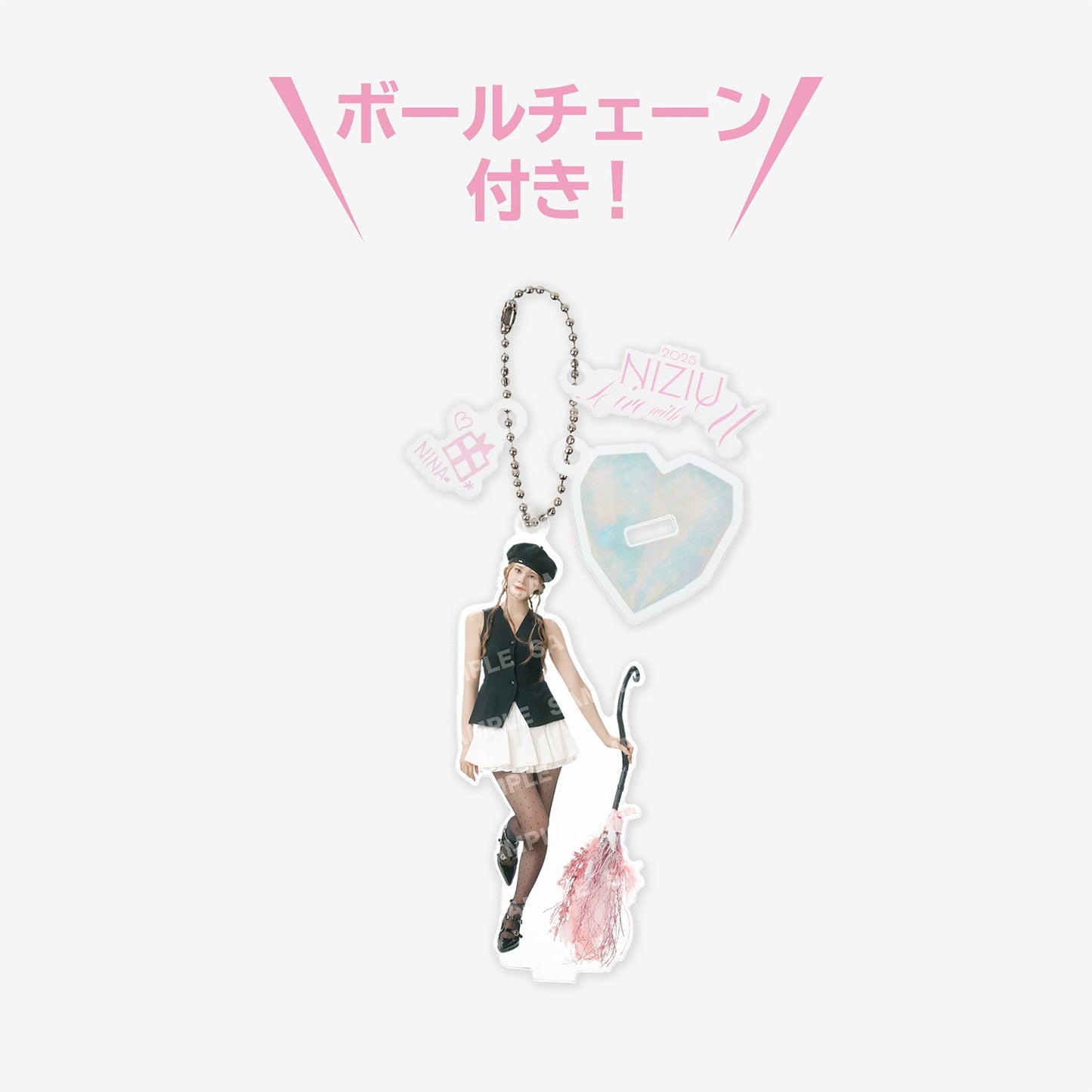 ACRYLIC STAND KEY HOLDER - NINA / NiziU『Live with U 2025 “NEW EMOTION : Face To Face”』