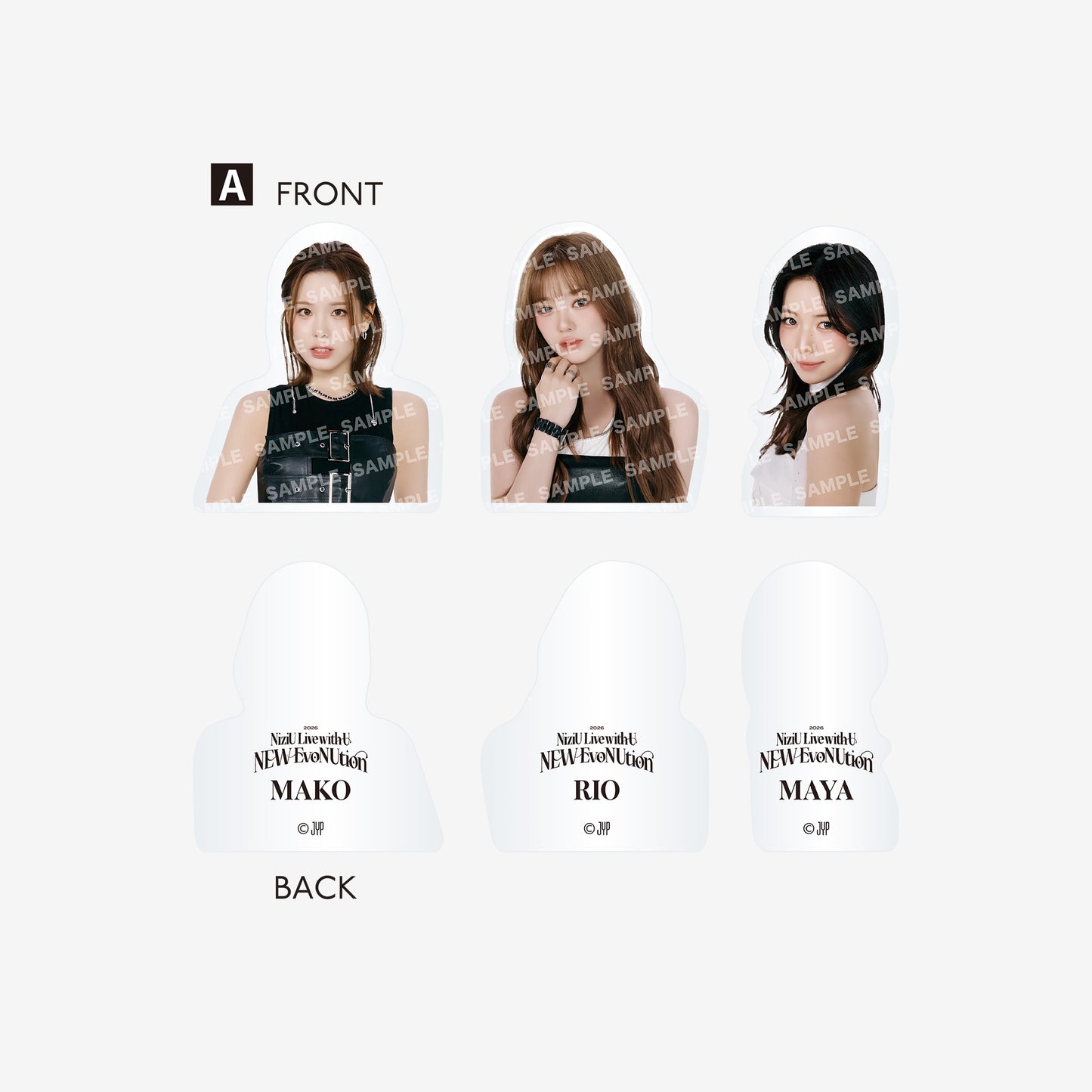 ACRYLIC CLIP SET【A】/ NiziU『Live with U 2026 “NEW EvoNUtion” POPUP in HMV』