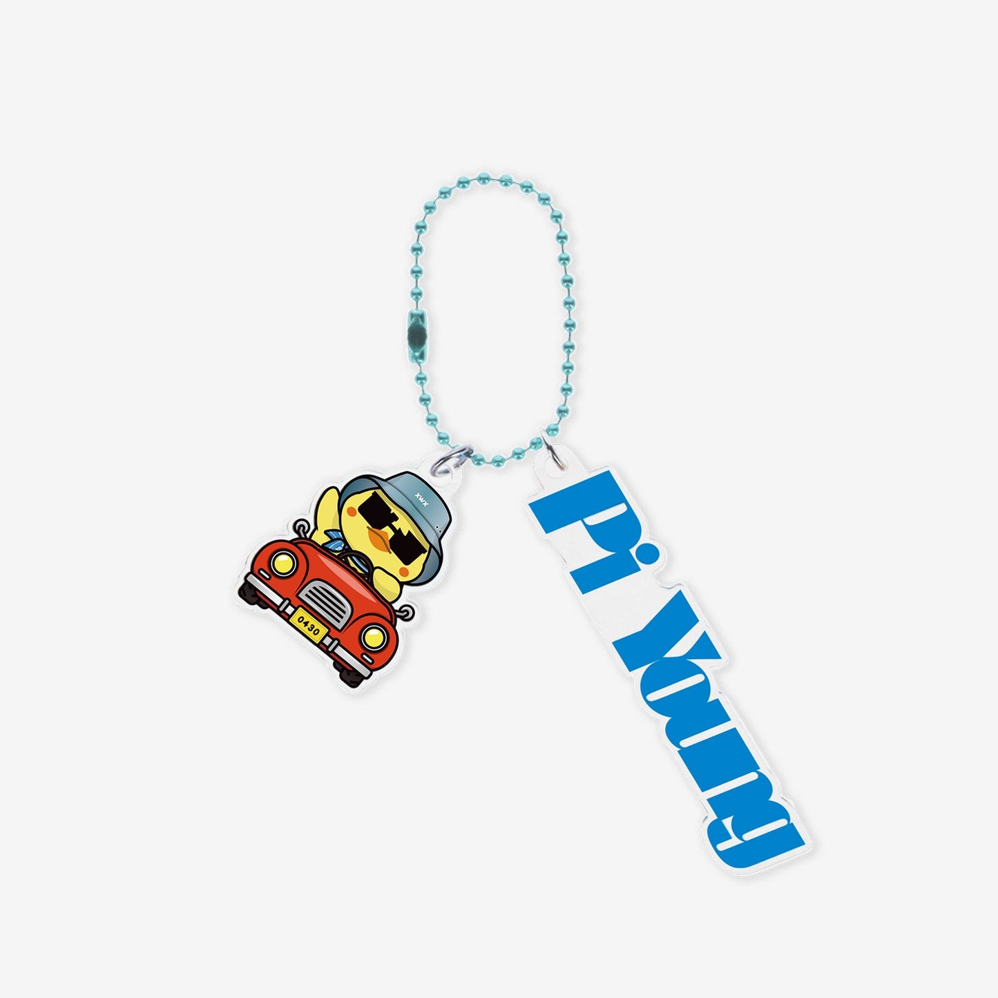 ACRYLIC KEY HOLDER - Pi Young / WOOYOUNG (From 2PM)『JYP JAPAN POPUP STORE 2025』