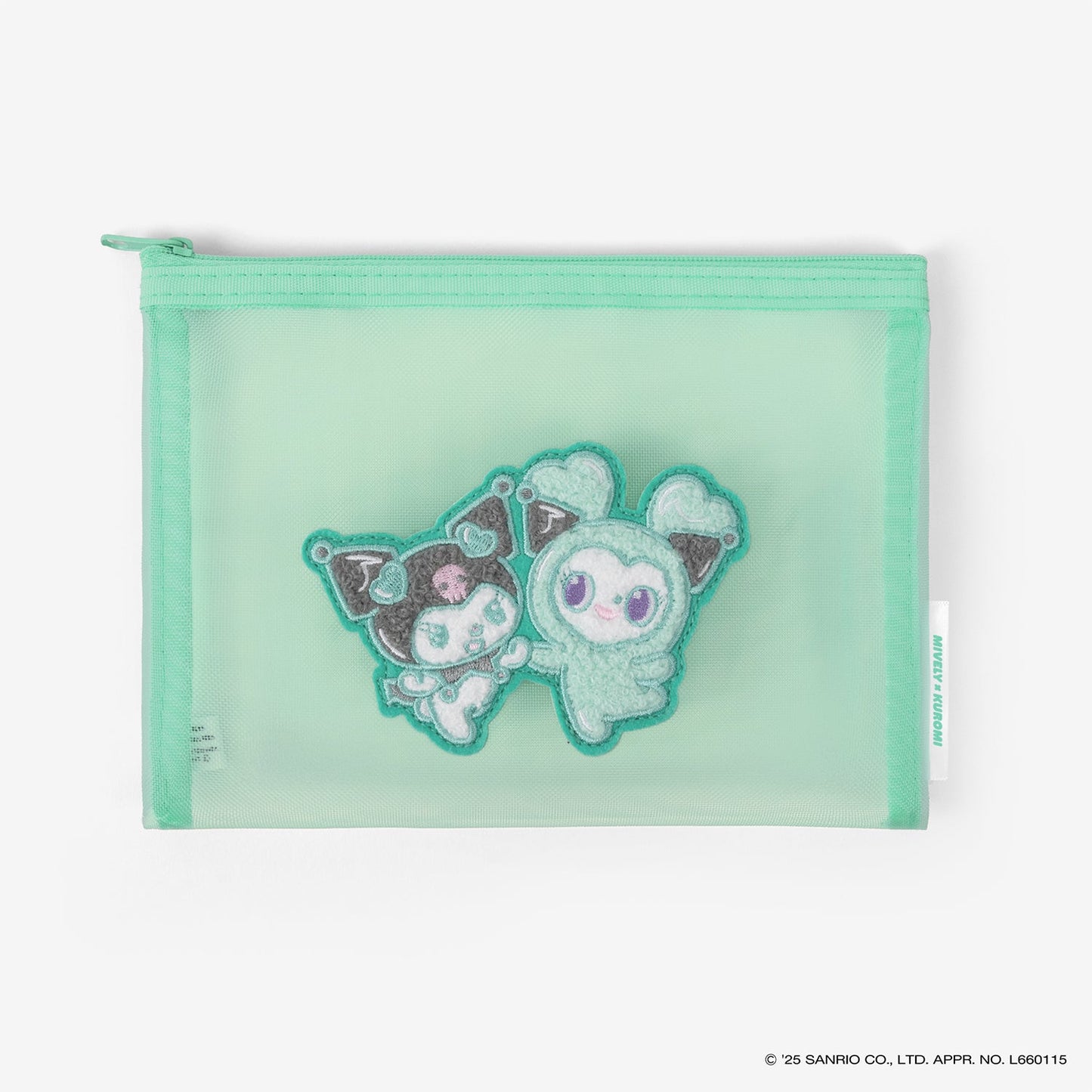 MESH POUCH - MIVELY×KUROMI / TWICE LOVELYS×SANRIO CHARACTERS