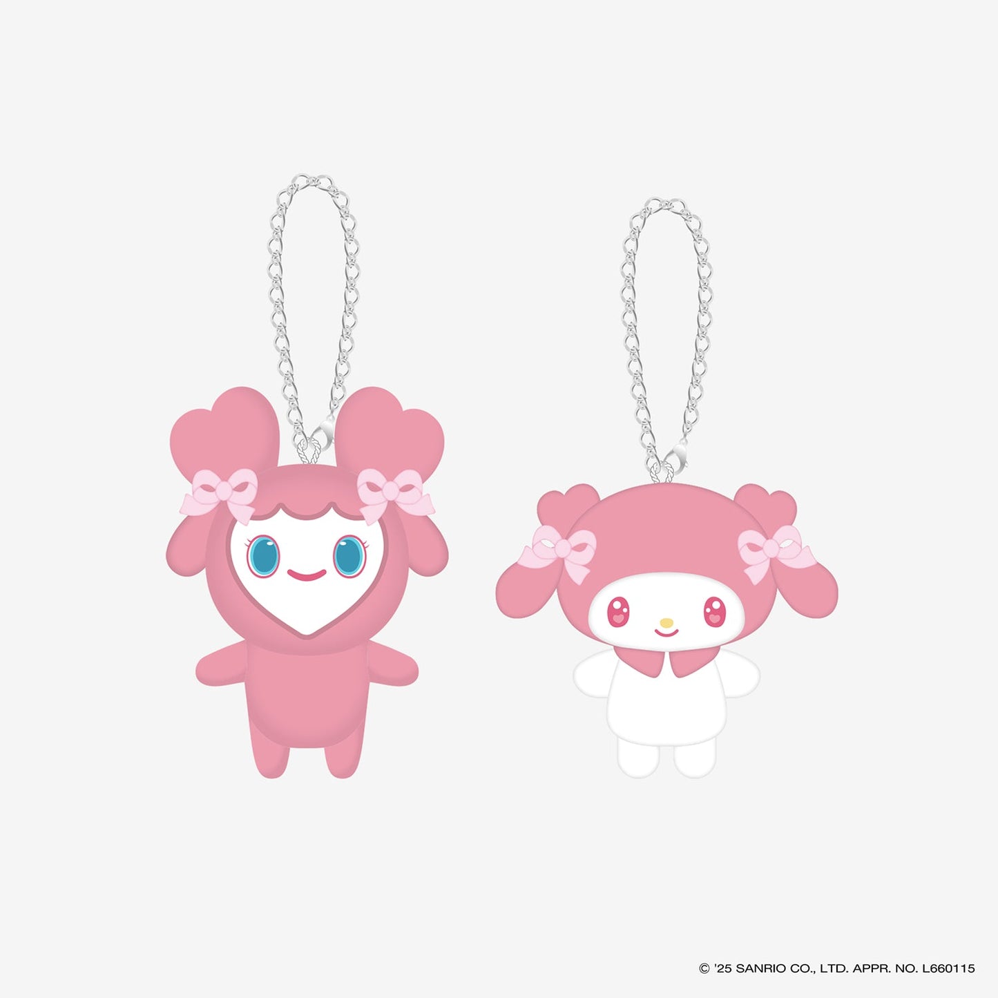 BAG CHARM SET - MOVELY×MY MELODY / TWICE LOVELYS×SANRIO CHARACTERS