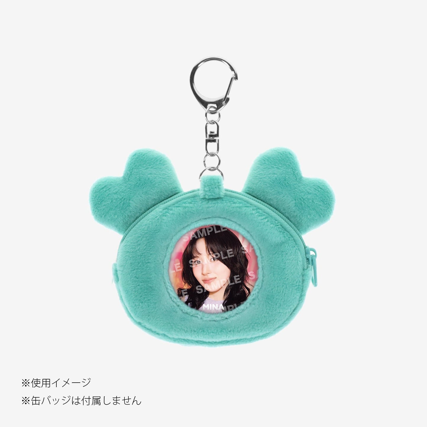 TWICE LOVELYS×SANRIO CHARACTERS PHOTO BADGE POUCH - MIVELY×KUROMI / TWICE『THIS IS FOR』