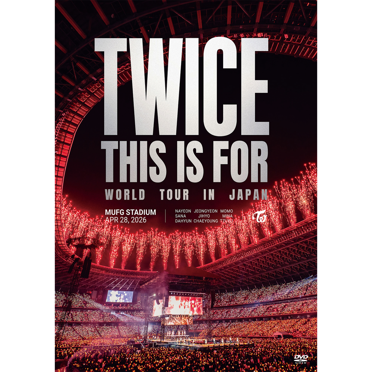 TWICE『TWICE <THIS IS FOR> WORLD TOUR IN JAPAN MUFG STADIUM』【通常盤DVD】