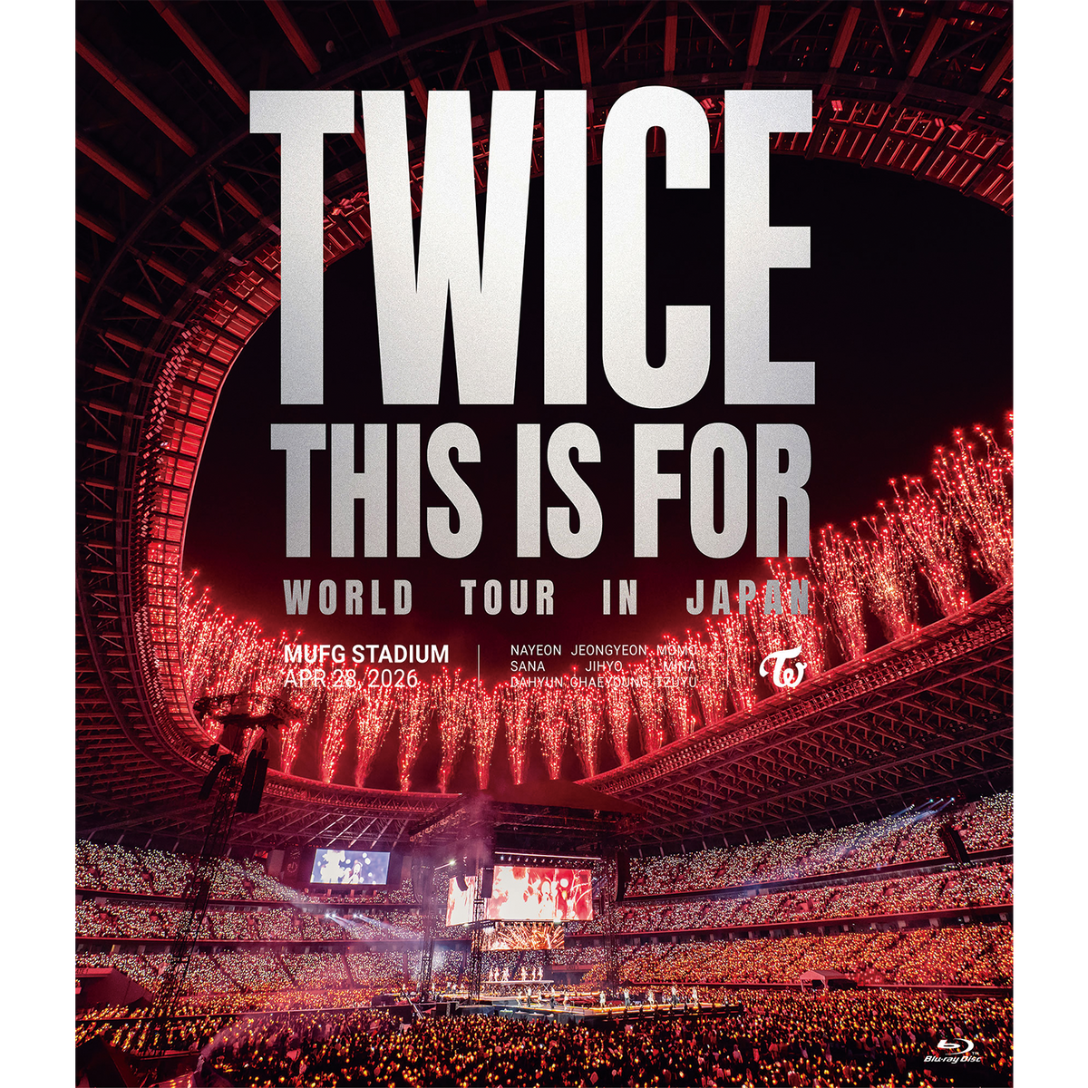 TWICE『TWICE <THIS IS FOR> WORLD TOUR IN JAPAN MUFG STADIUM』【通常盤Blu-ray】