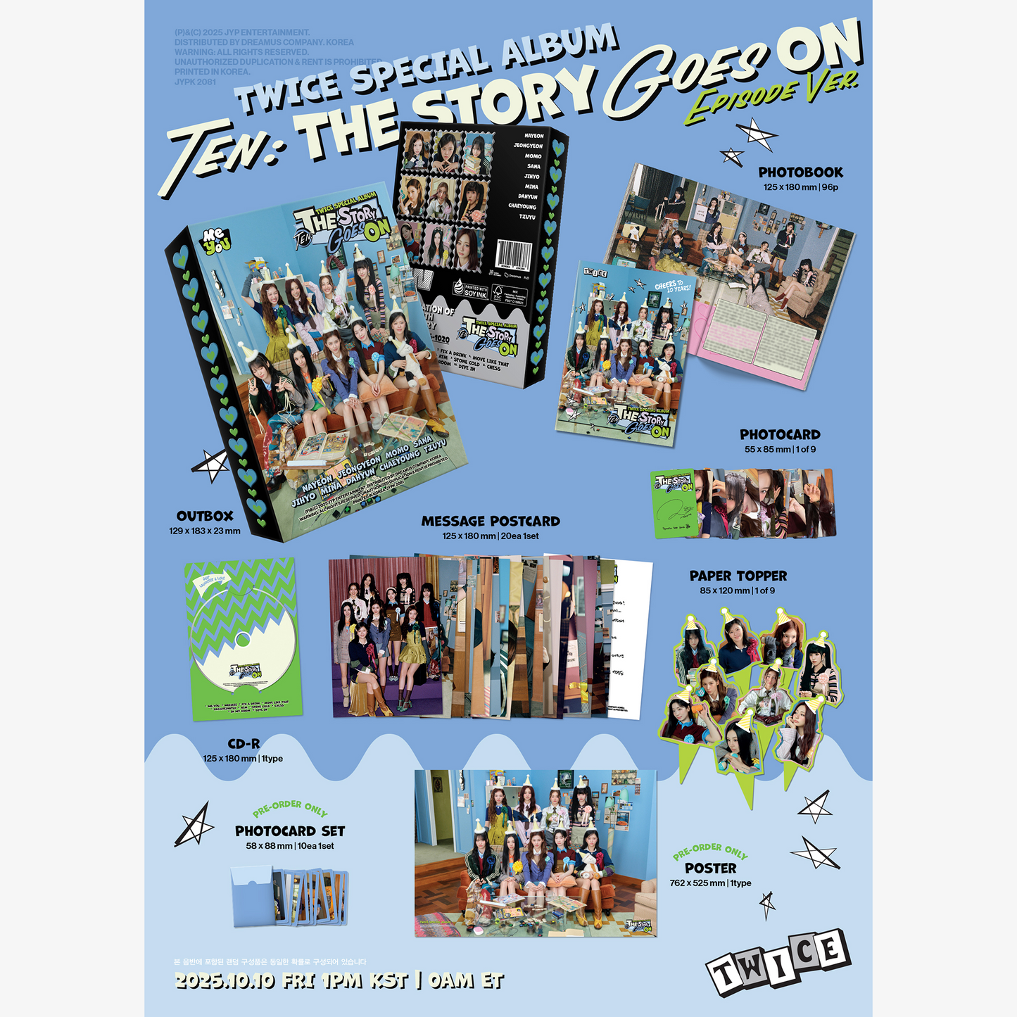 TWICE SPECIAL ALBUM『TEN: The Story Goes On』EPISODE ver.