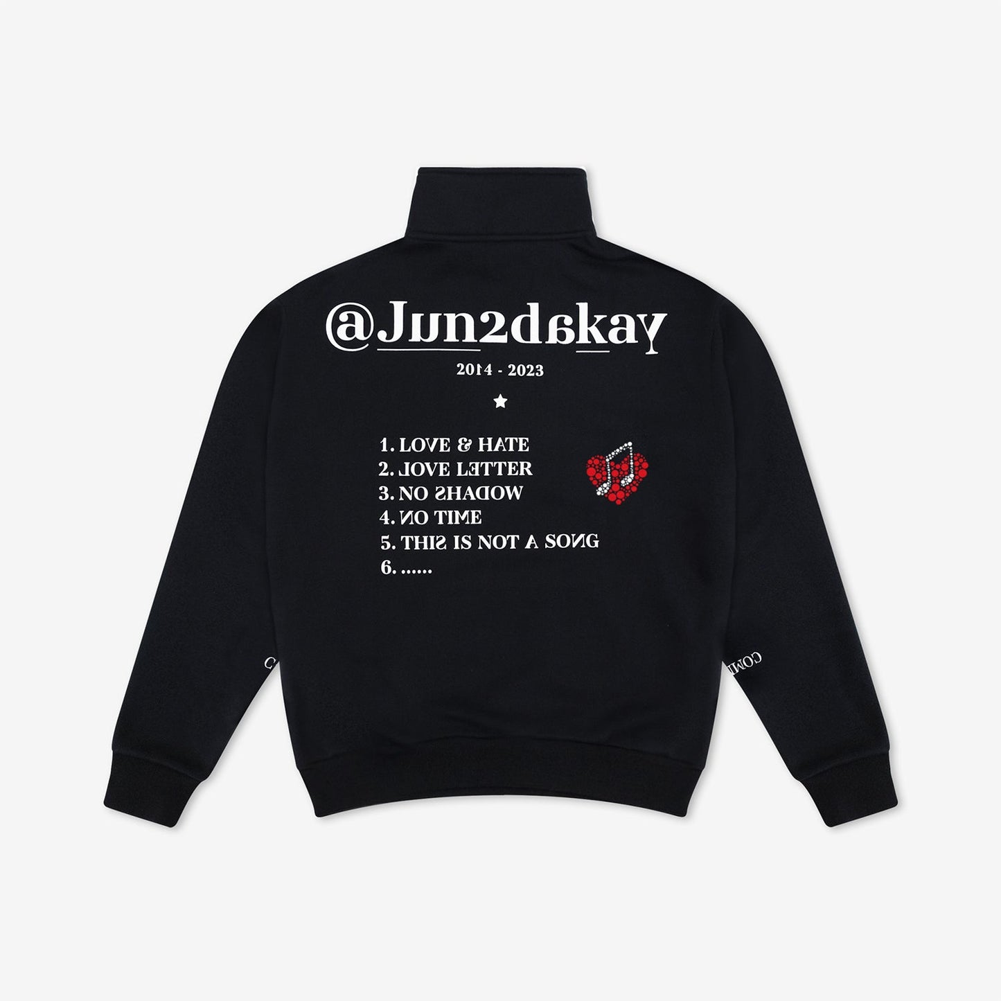 HALF ZIP Produced By Jun. K / BLACK / Jun. K (From 2PM)『BEST LIVE “3 NIGHTS”』