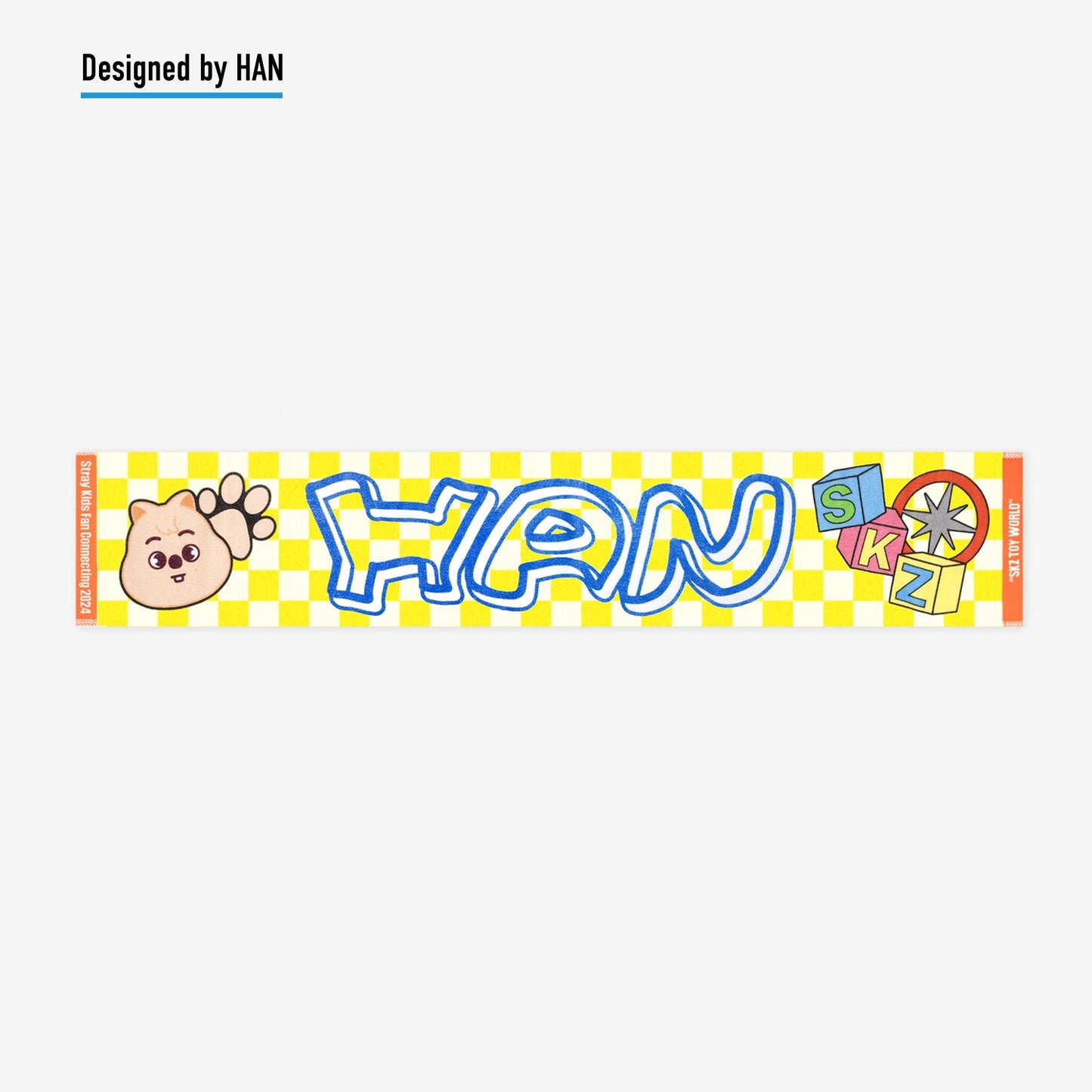 MUFFLER TOWEL - HAN QUOKKA / Stray Kids『Fan Connecting 2024 "SKZ TOY WORLD"』