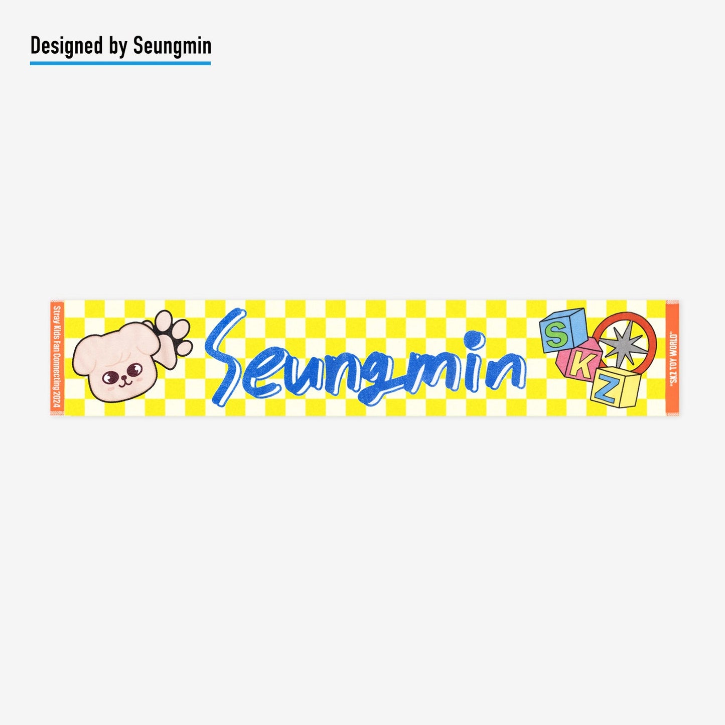 MUFFLER TOWEL - PuppyM / Stray Kids『Fan Connecting 2024 "SKZ TOY WORLD"』